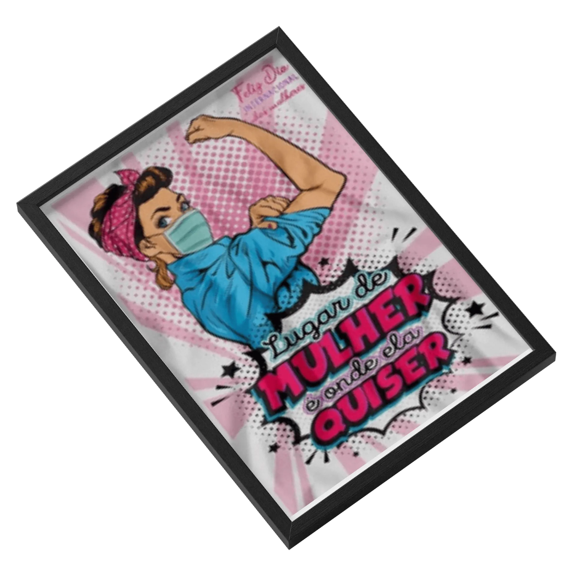 Quadro A3 personalizado de Aninha