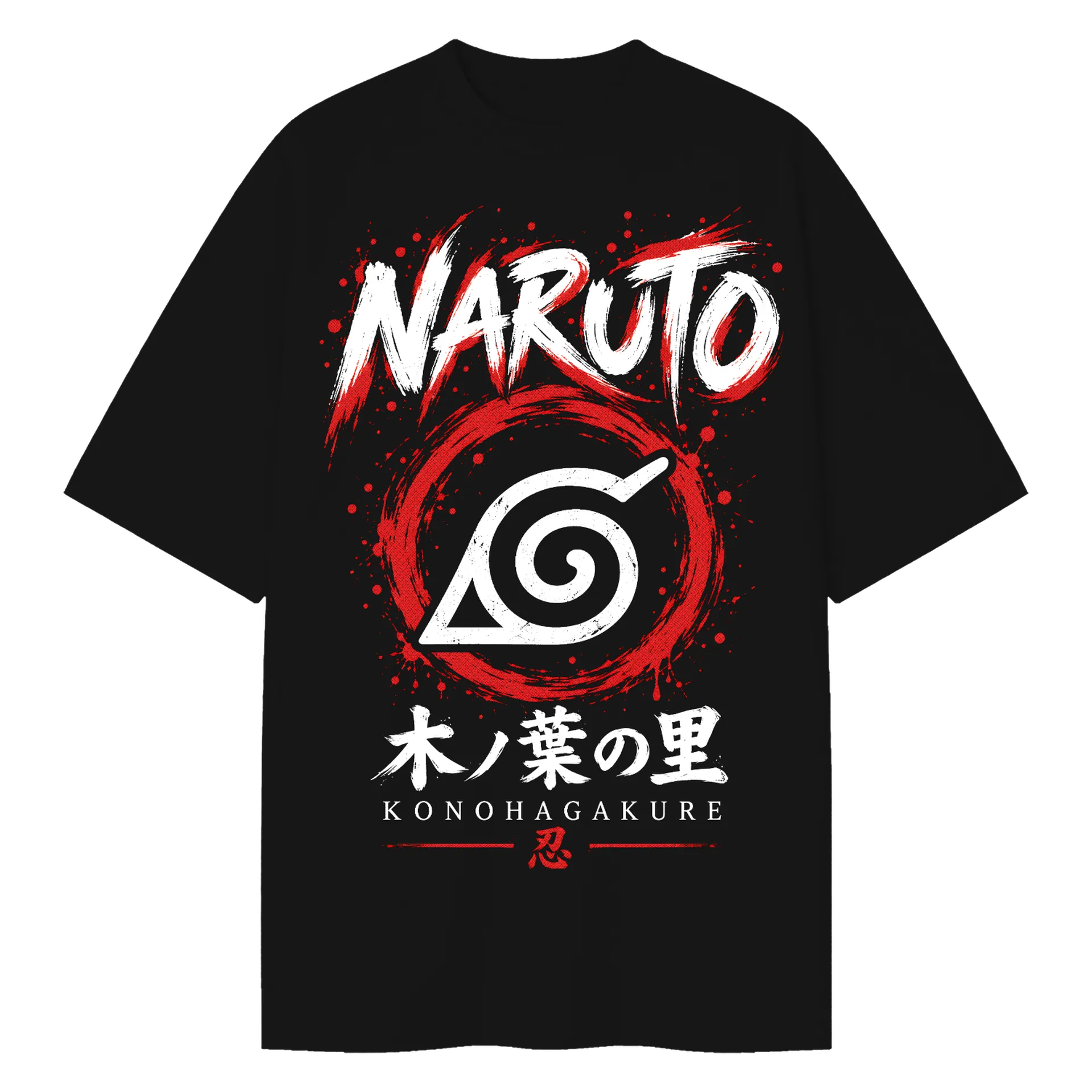 Camiseta Oversized Naruto Uzumaki Ninja Premium - Imagem 1