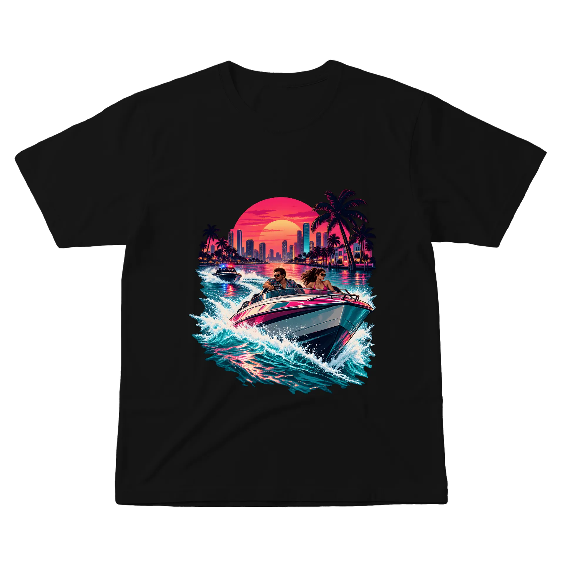 Camiseta GTA6 Perseguição - Imagem 3