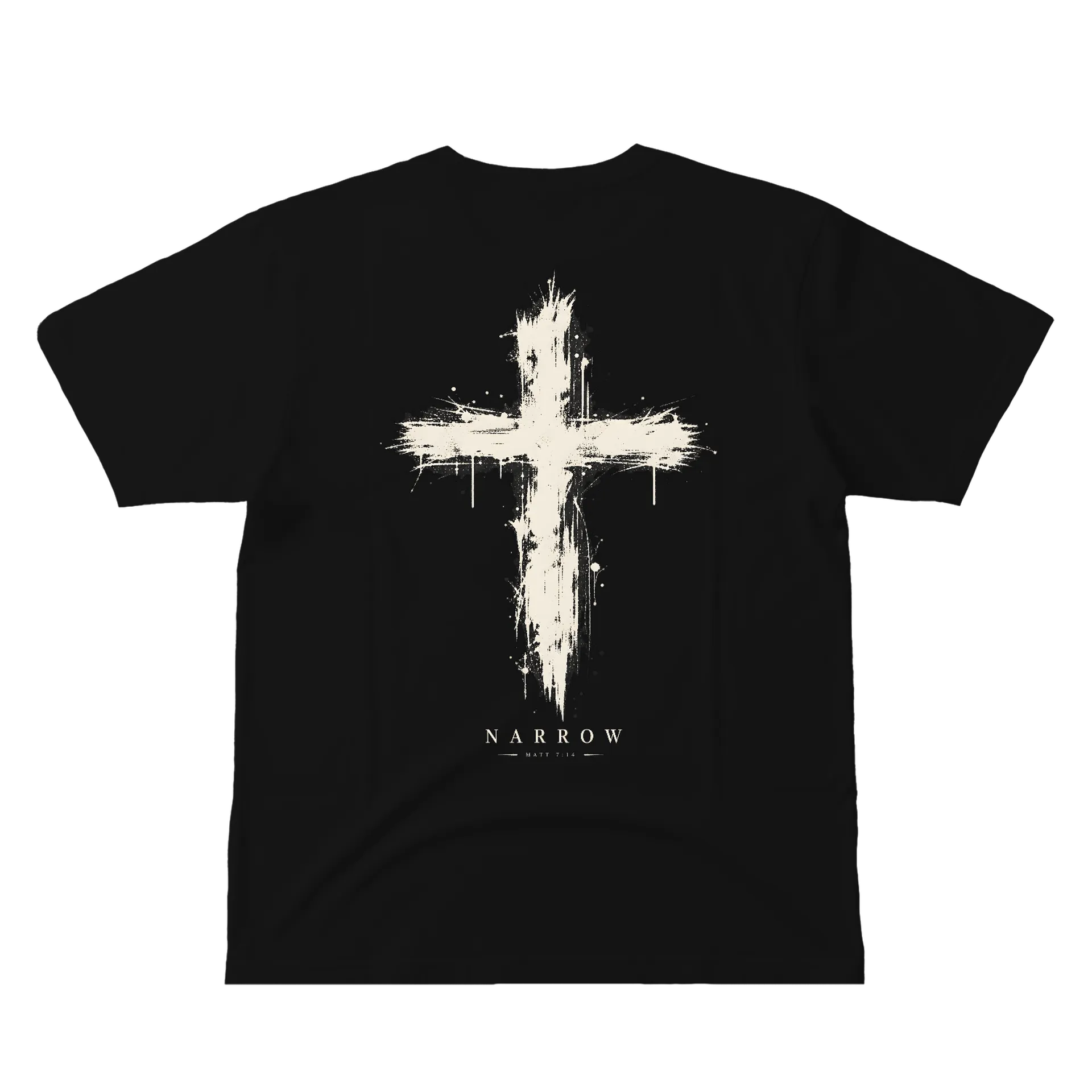 Camiseta Estampa Narrow Cruz Grunge 100% Algodão de NARROW — imagem 1 de 6