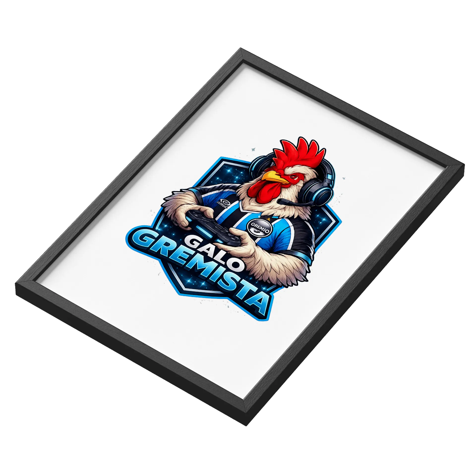 Quadro A3 Logo do canal do Galo - Imagem 3