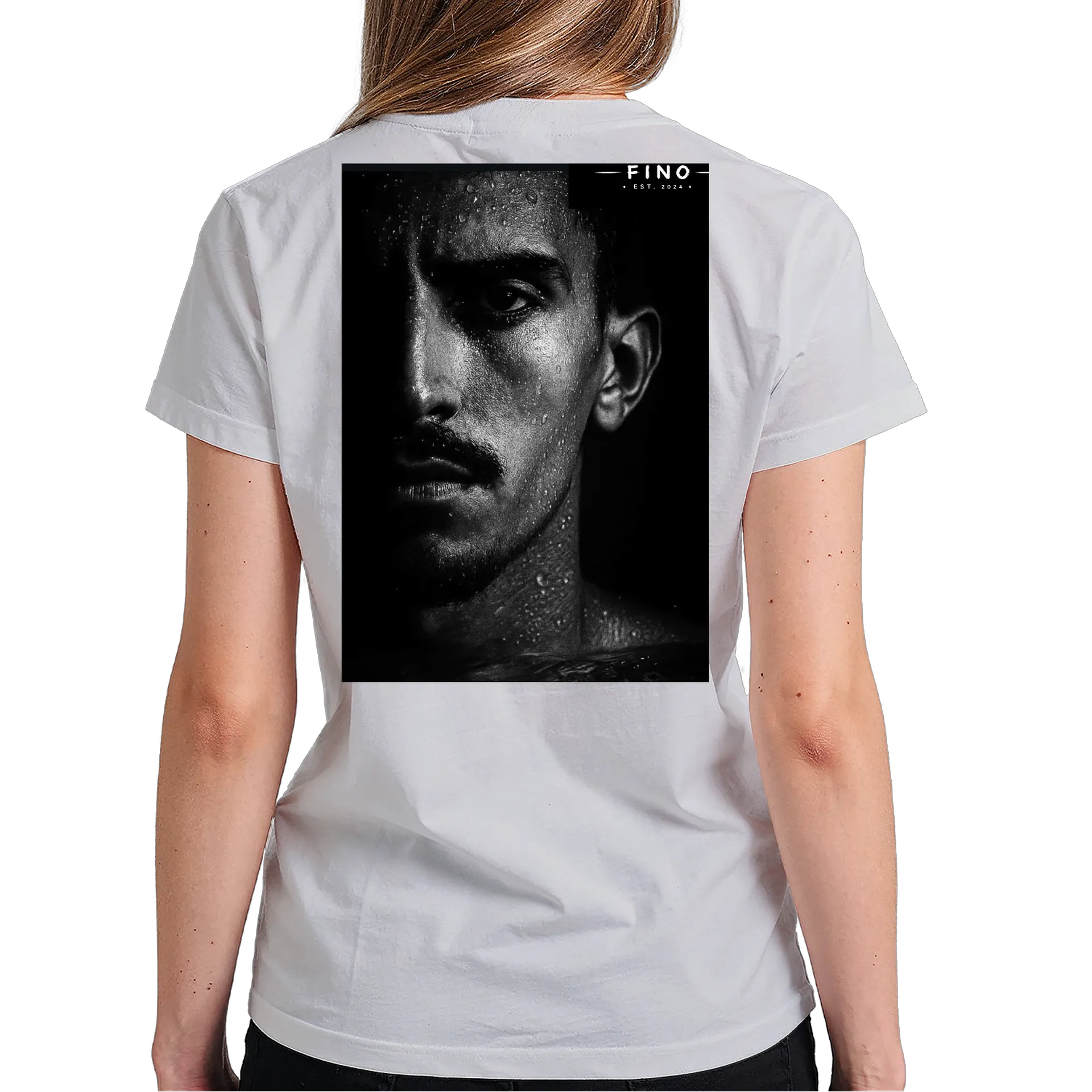 Camiseta fino Corpo Humano Preto 100% Algodão de DANFINO — imagem 5 de 6