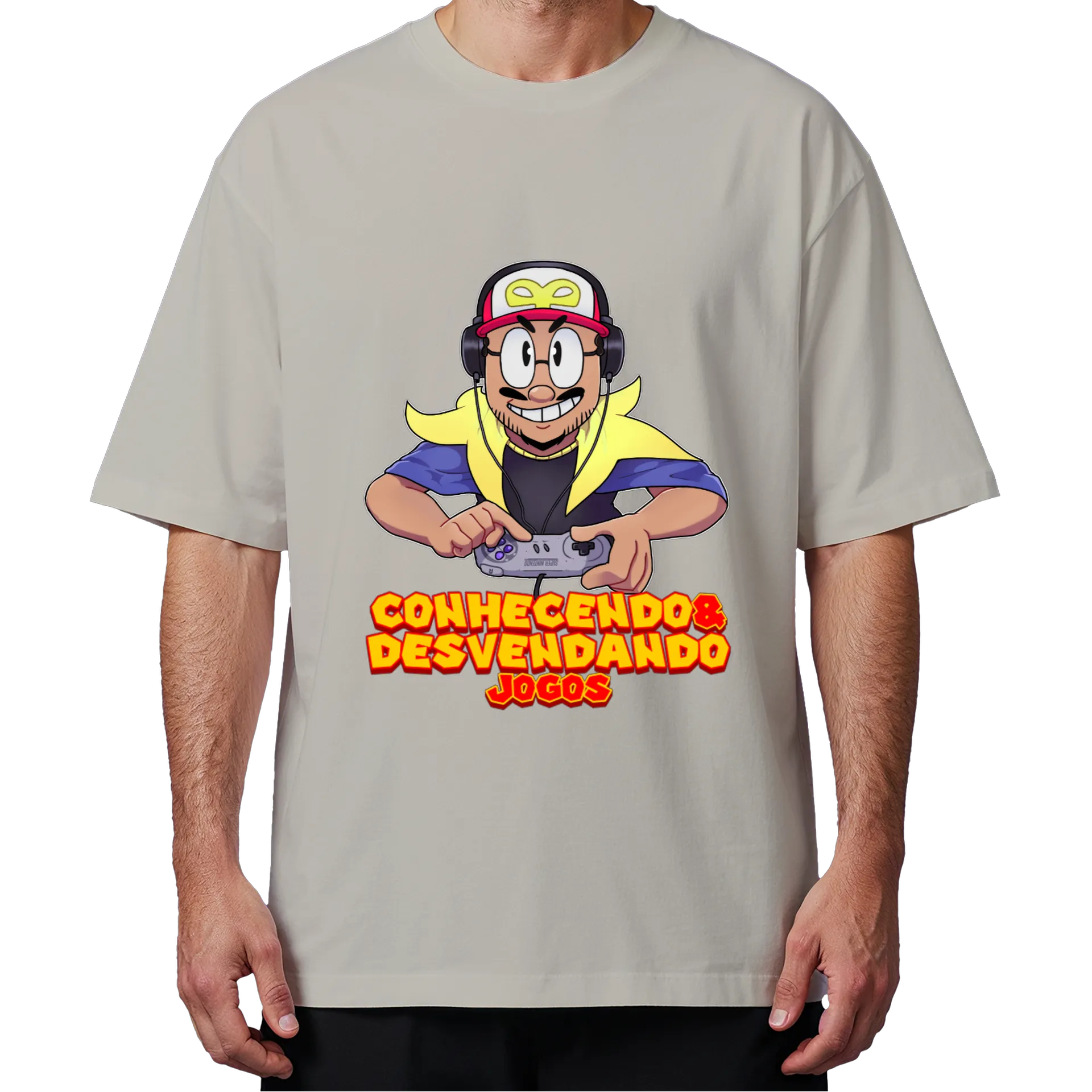 Camiseta Oversized CeD Jogos - Imagem 4