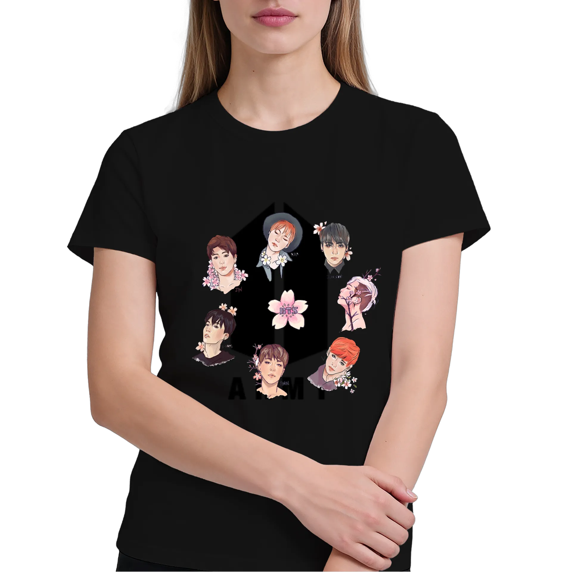 Camiseta Estampa Personagens Anime 100% Algodão - Imagem 4