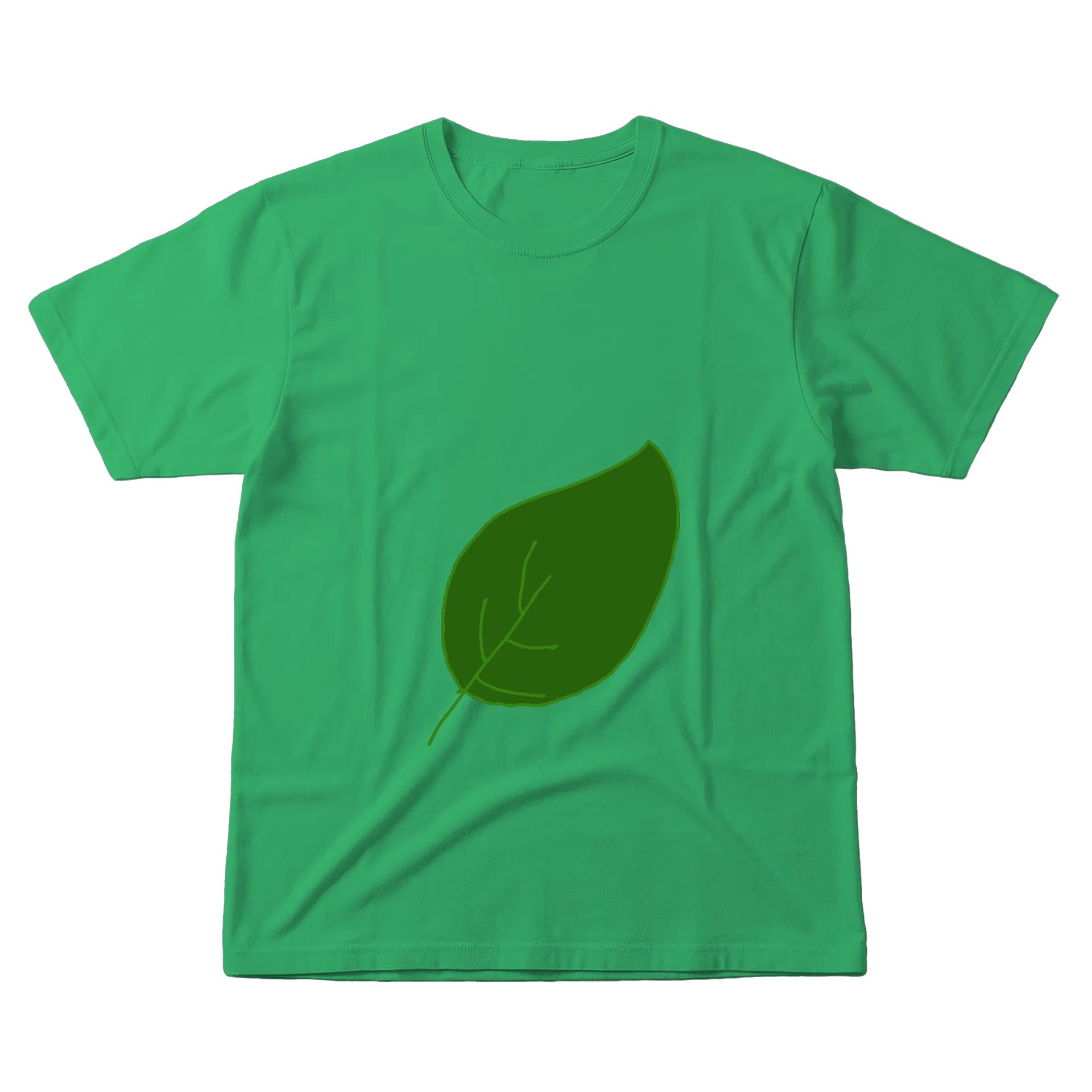 Camiseta Leaf -Branca & Verde - Imagem 1