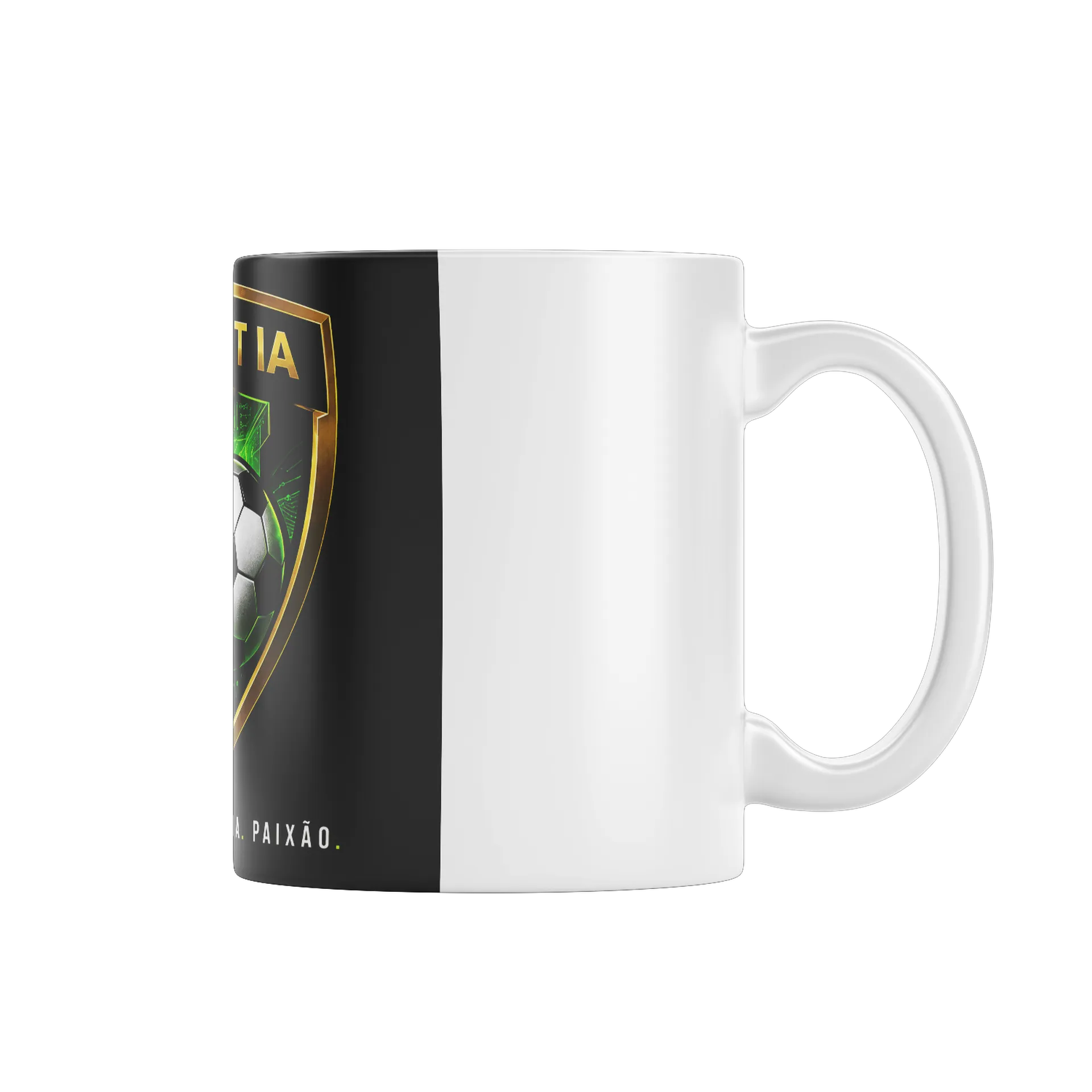Caneca Porcelana Arena Fut IA Futebol Tecnologia 325ml - Imagem 1