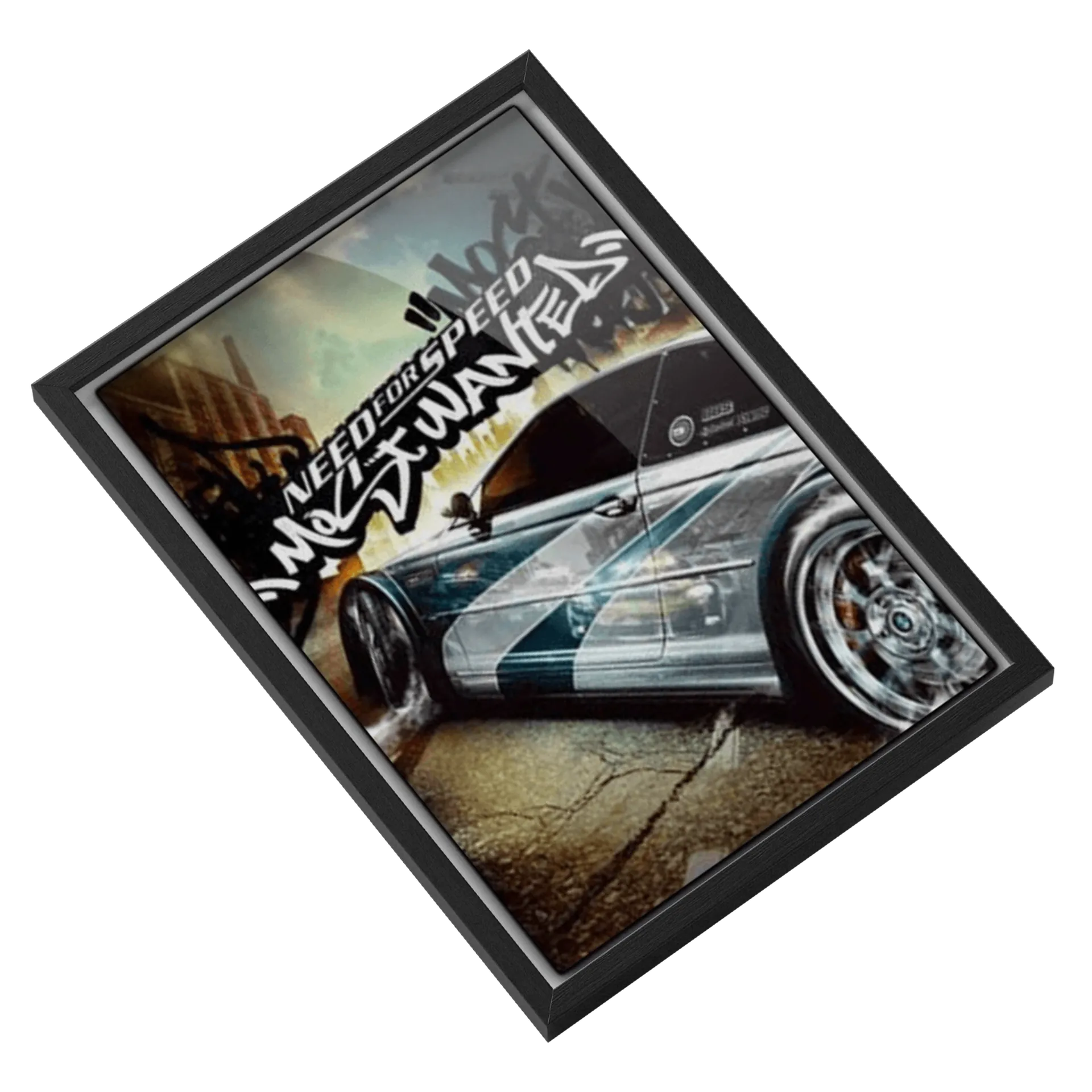 Quadro Need for Speed Most Wanted A3 MDF e Vidro - Imagem 2