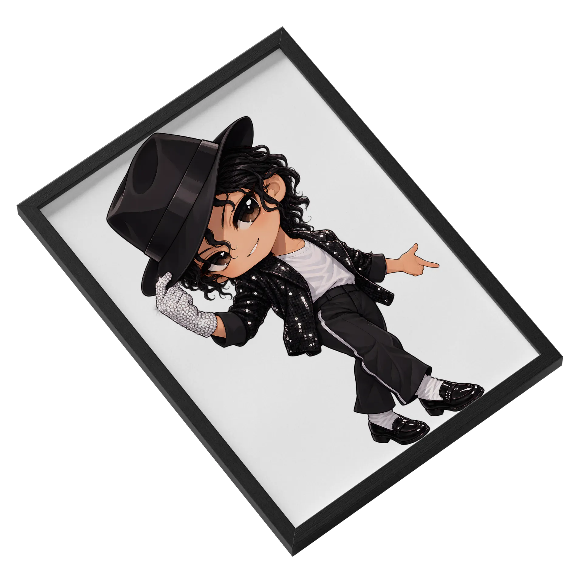 Quadro A3 Com Vidro - chibi Jackson - Imagem 2