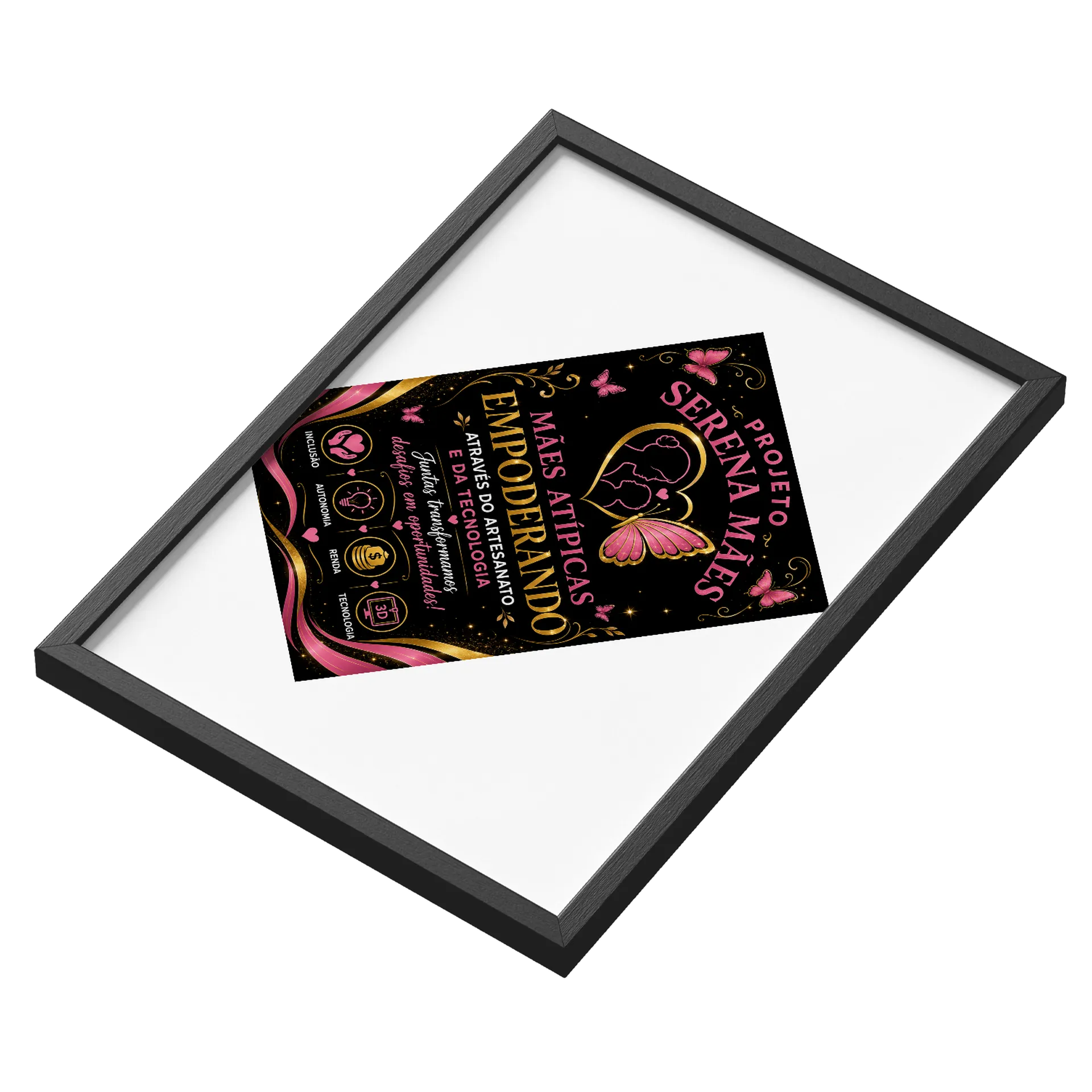 Quadro A3 personalizado Com Vidro de Patrcia — imagem 3 de 3