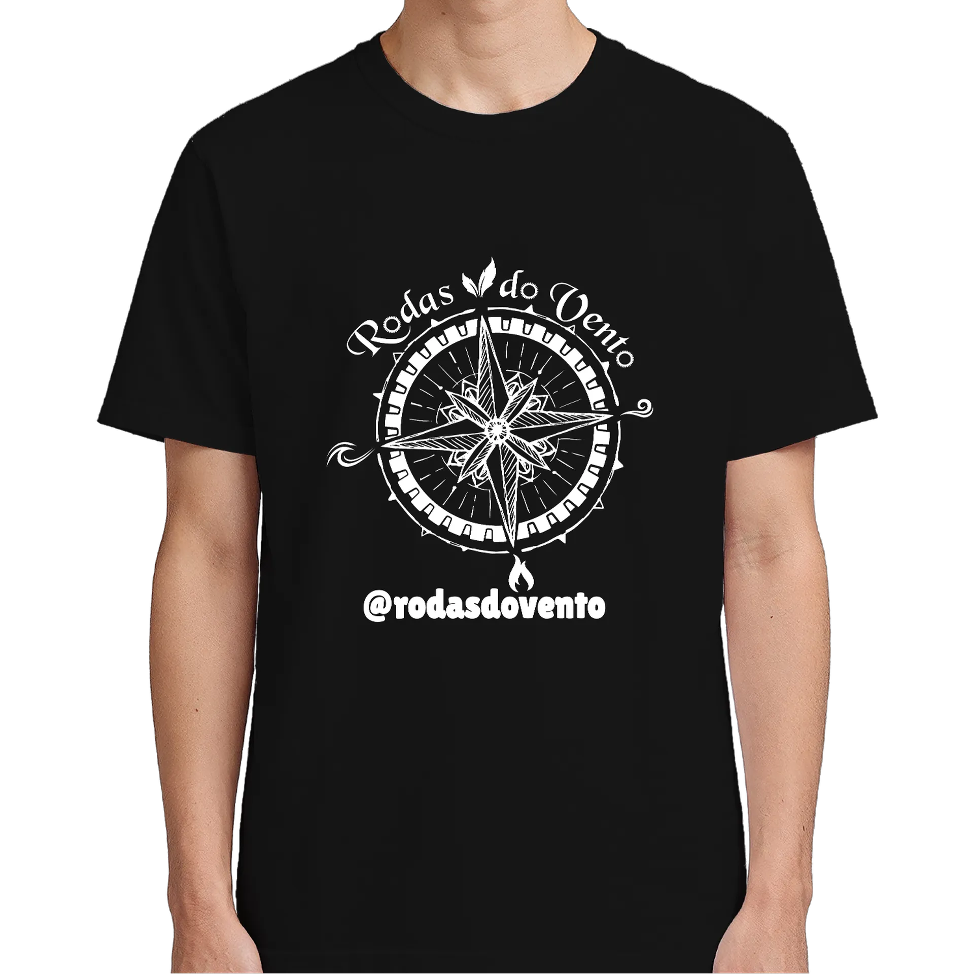 Camiseta Rodas do Vento Preta - Imagem 4