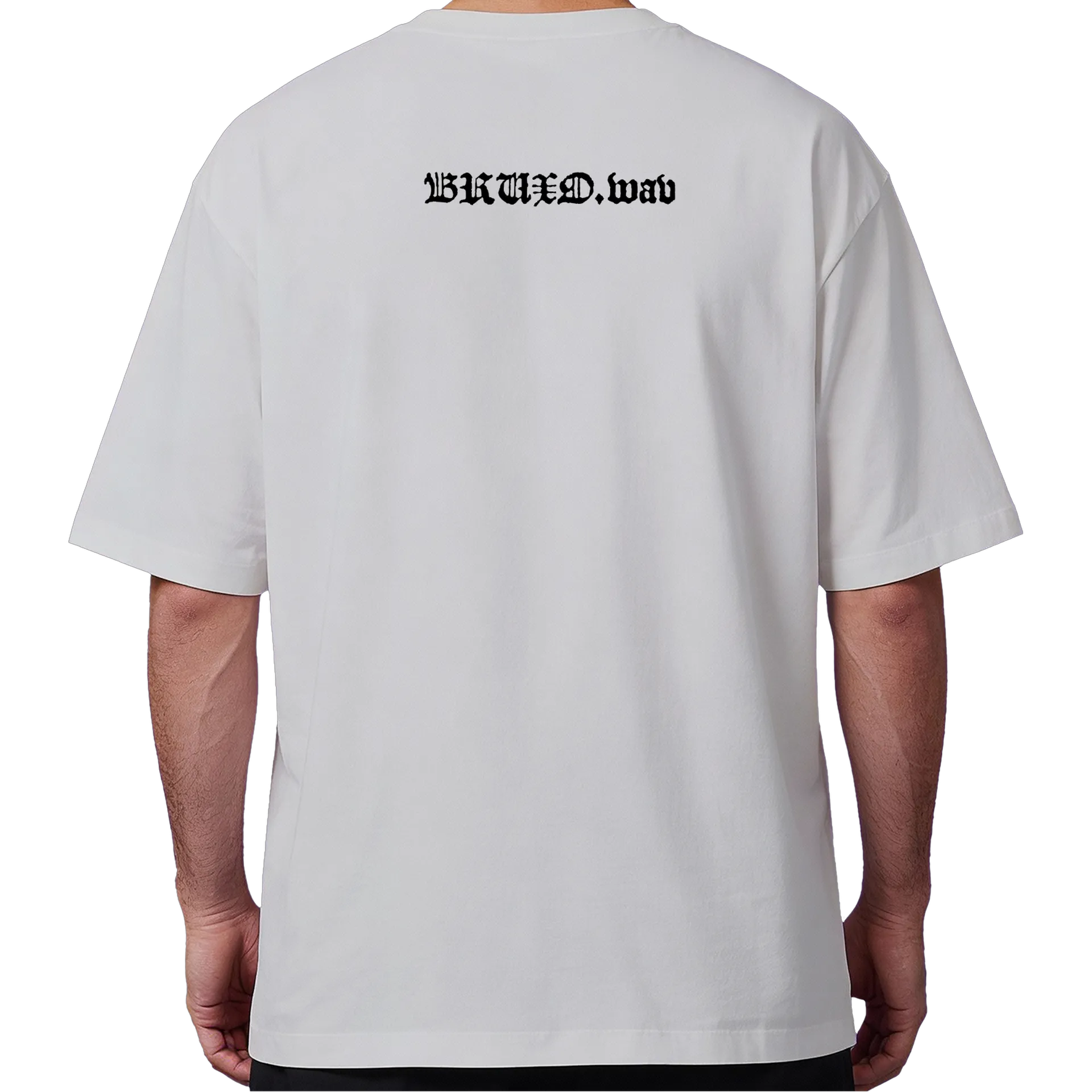 Oversized Sorrizo Ronaldo Branca (Estampa Branca) de BRVXO — imagem 6 de 6