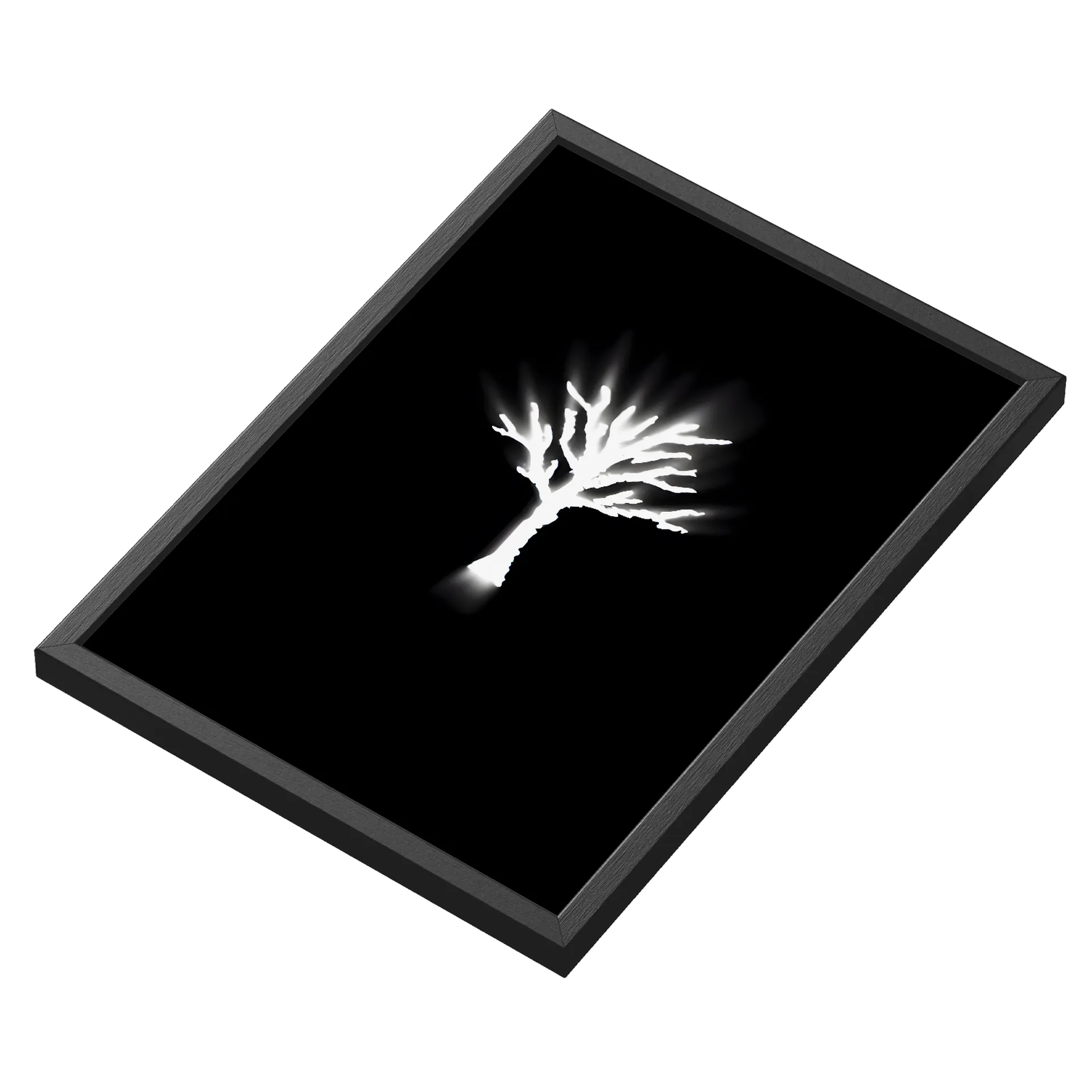 Quadro Árvore Iluminada A3 MDF e Vidro - Imagem 3