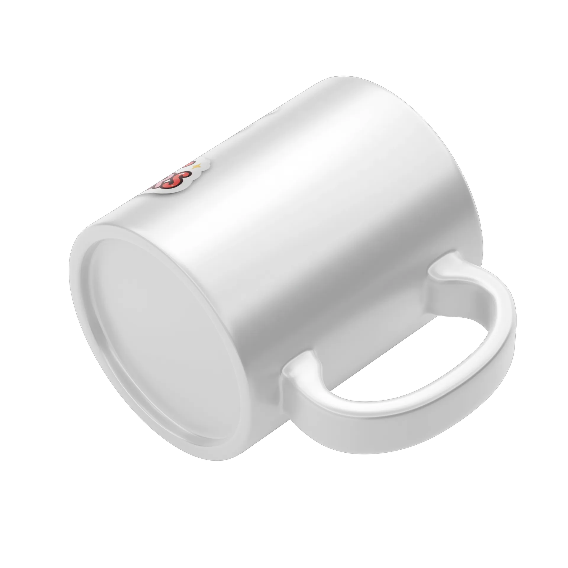 Caneca Pipoca Kawaii Estampa Tipográfica 325ml - Imagem 4