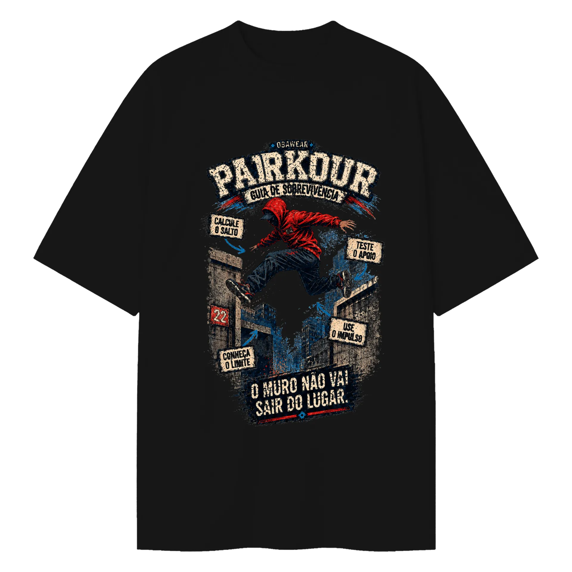 Camiseta Oversized Parkur obawear - Imagem 1