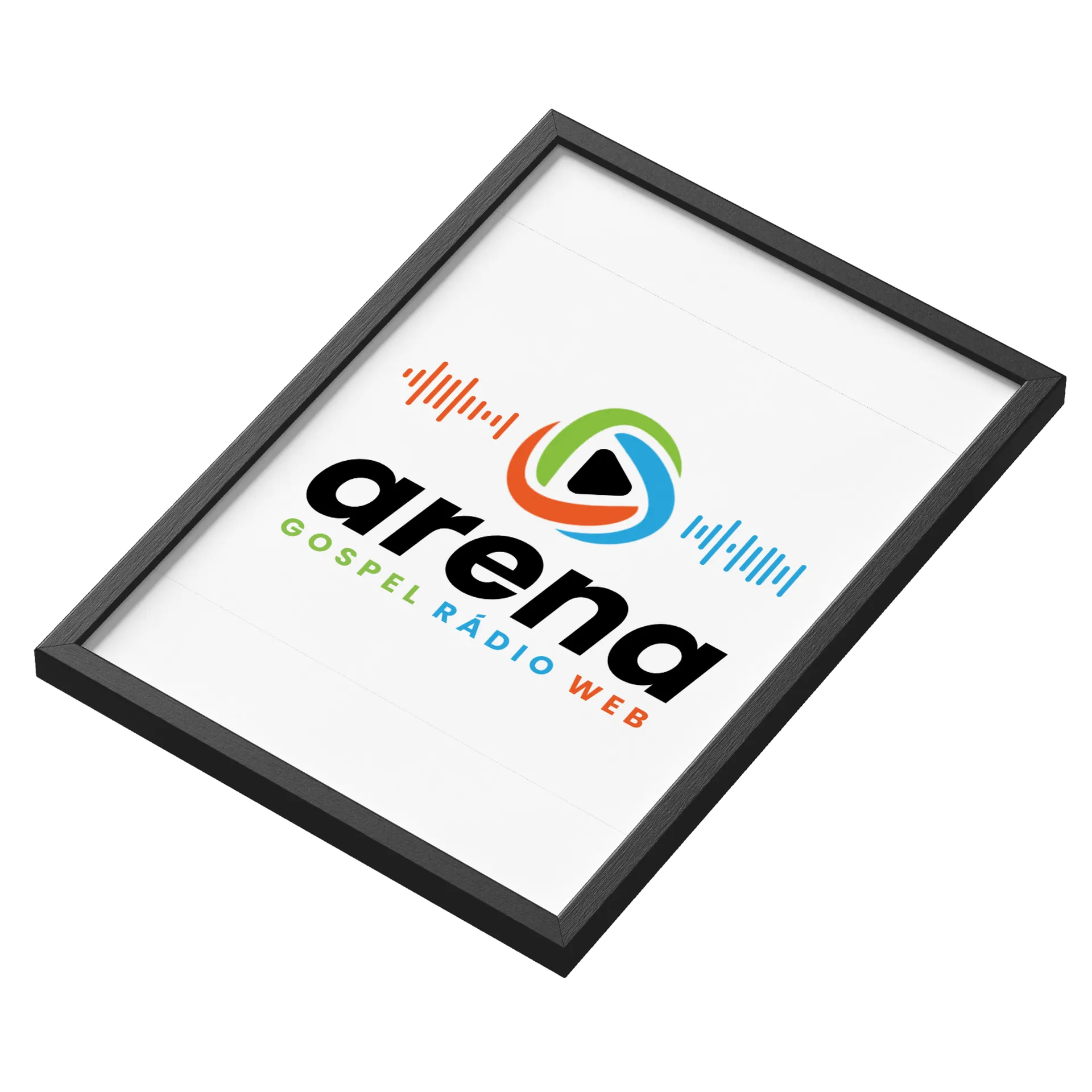 Quadro A3 personalizado Arena Gospel Rádio Web - Imagem 3