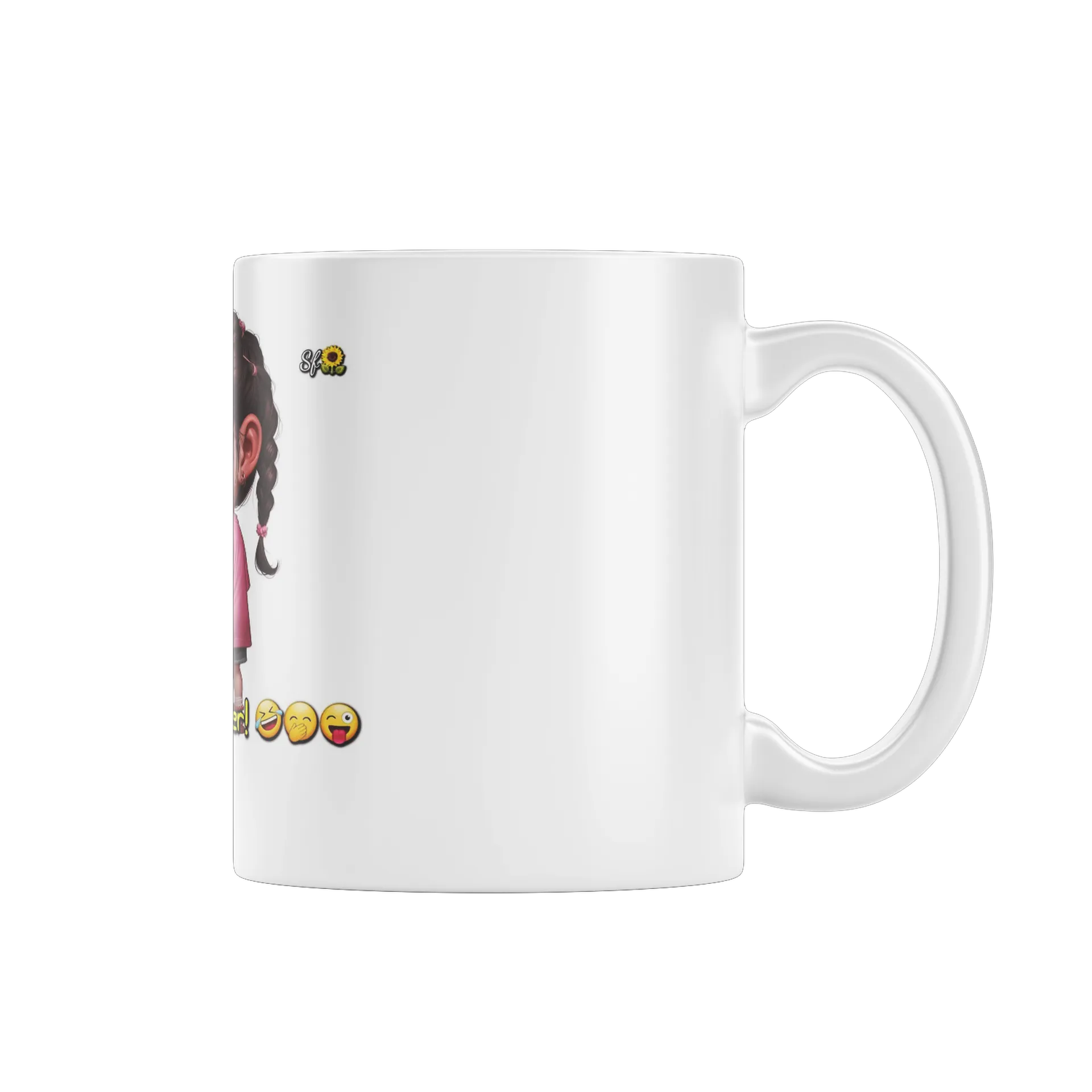 Caneca Menina Brava Estampa Cartoon 325ml de Bonifacio  — imagem 1 de 4