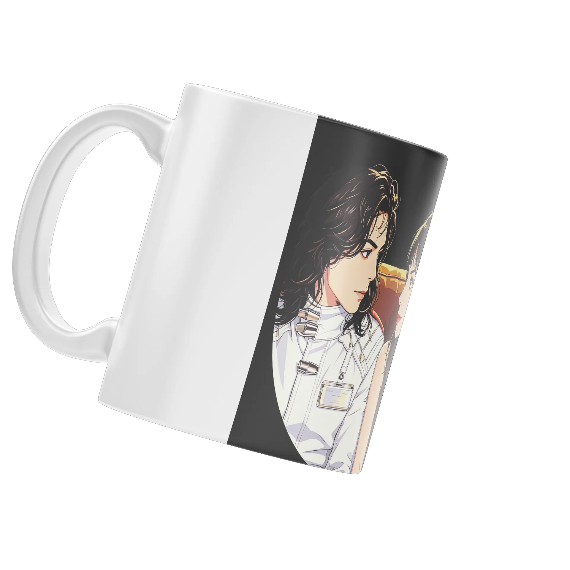 Caneca Ilustração Casal Noir 325ml - Imagem 4