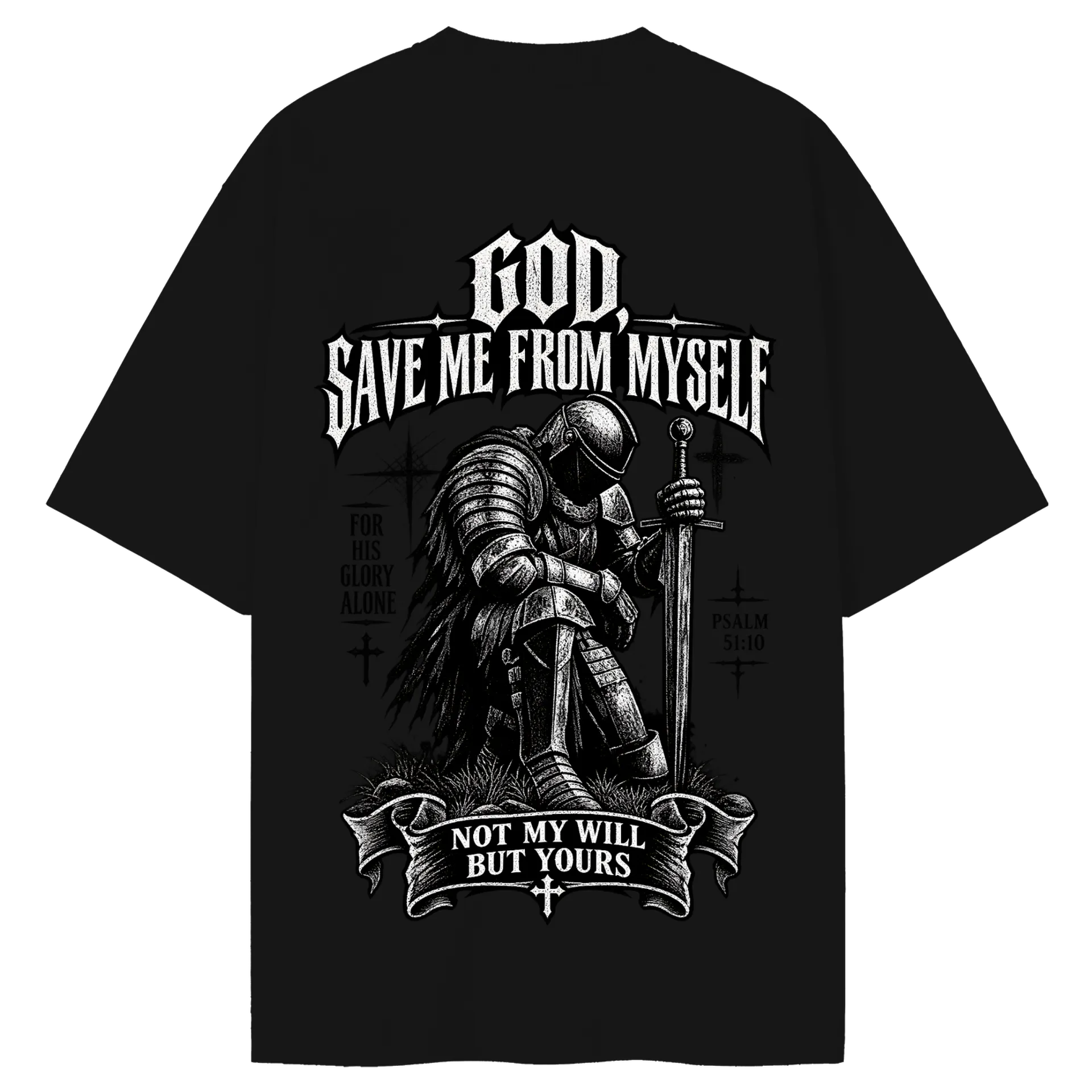 Camiseta Oversized Cavaleiro Medieval - Imagem 2