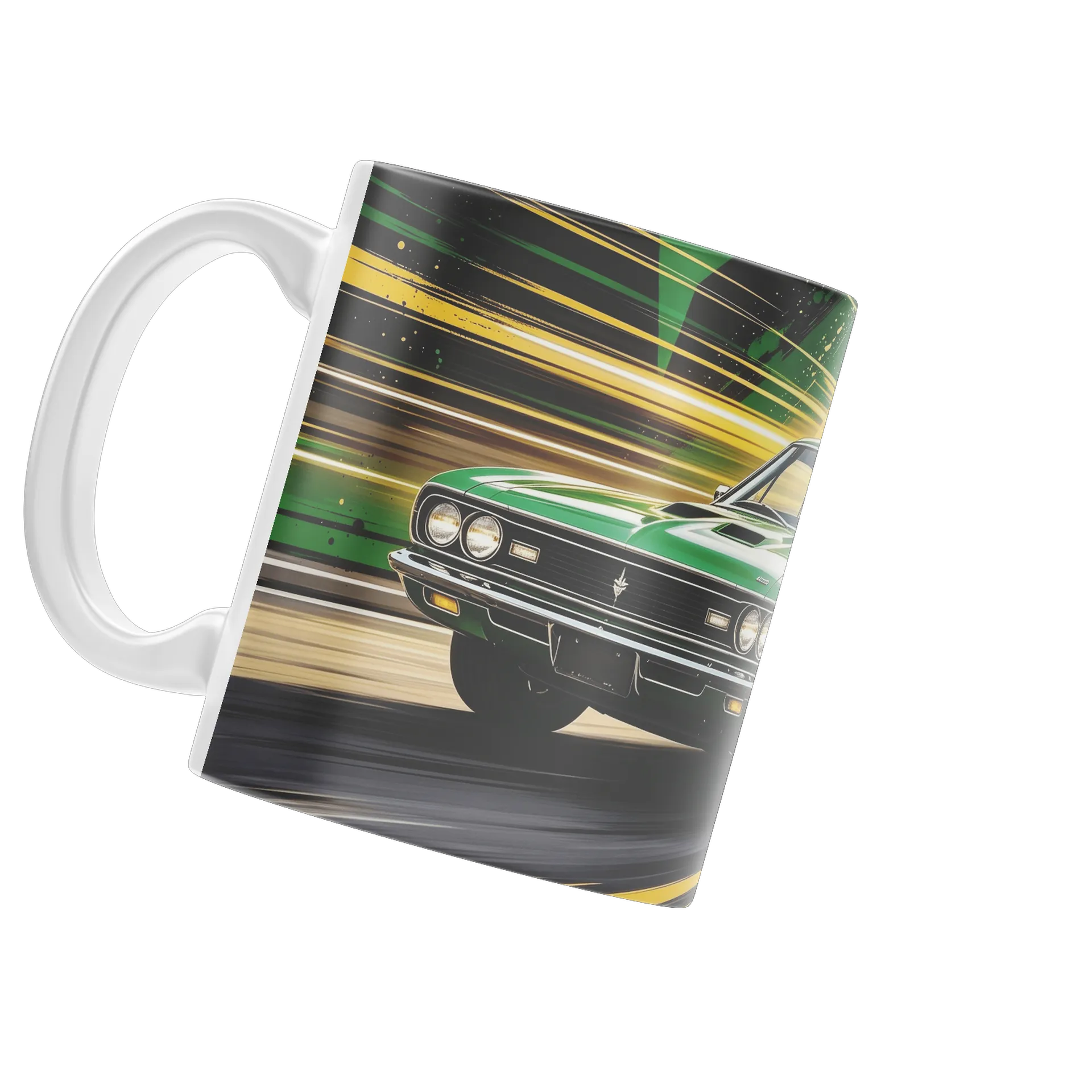 Caneca Personalizada Neon Carro Clássico 325ml - Imagem 3