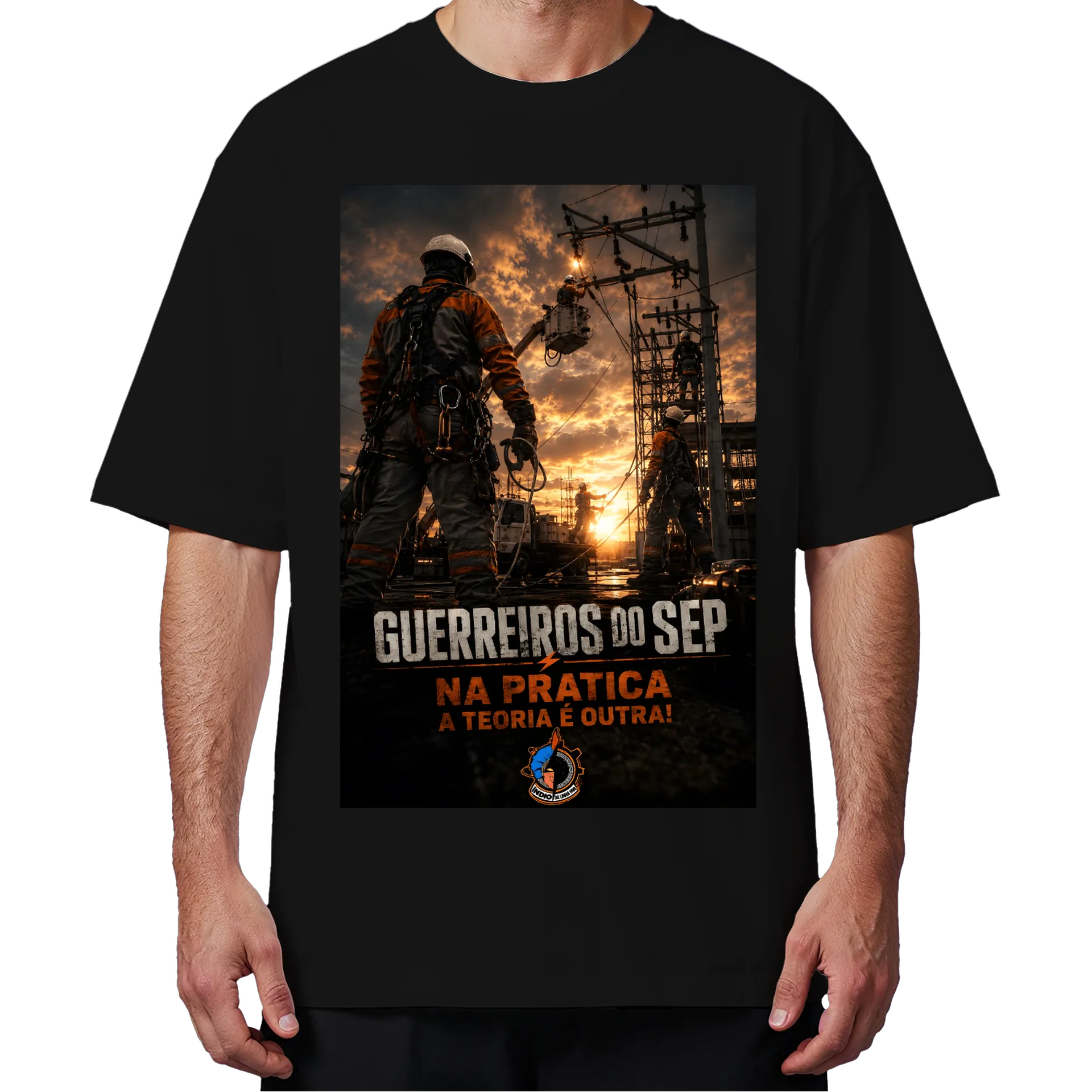 Camiseta Oversized de Guerreiros do SEP — imagem 4 de 6