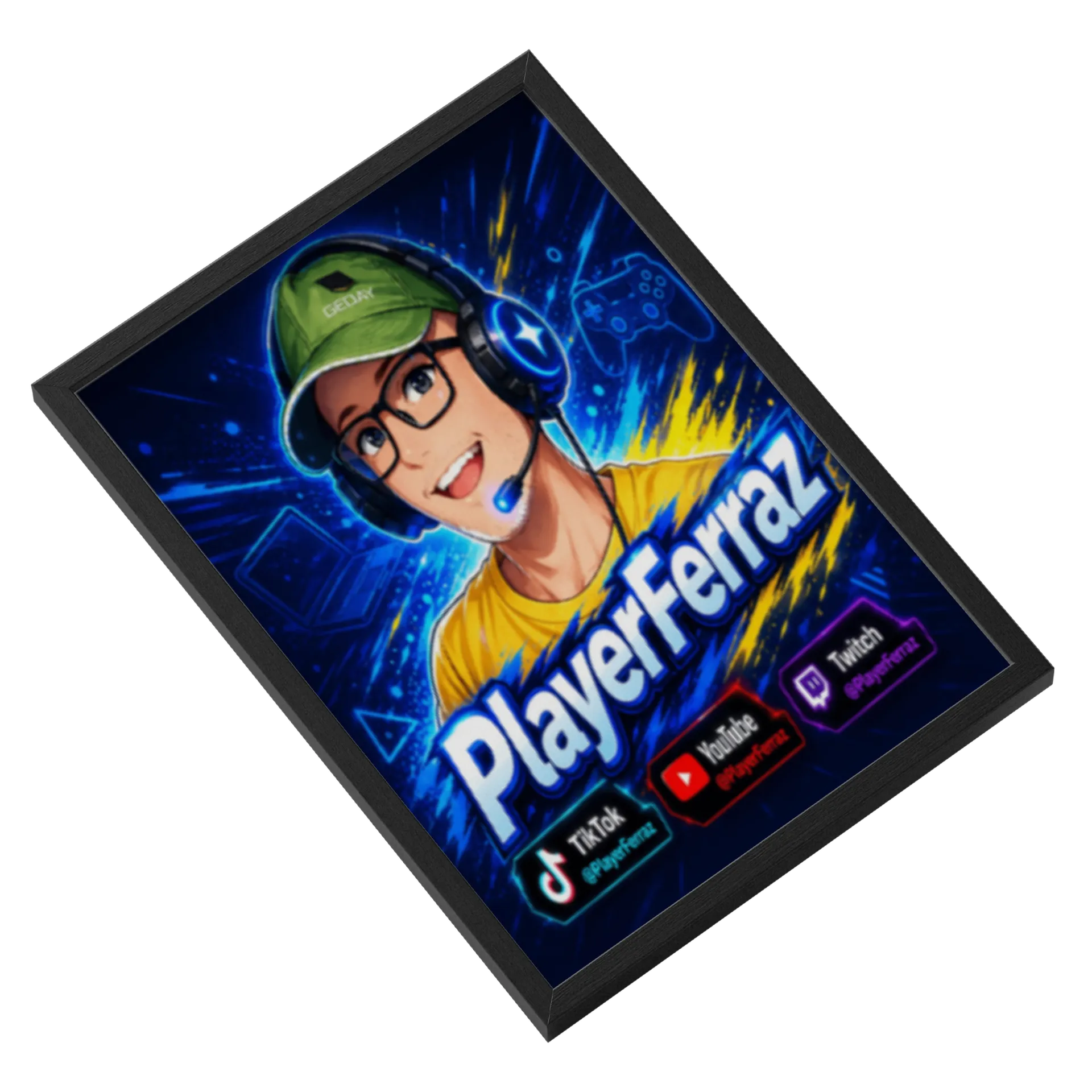 Poster A3 PlayerFerraz Channel de PlayerFerraz