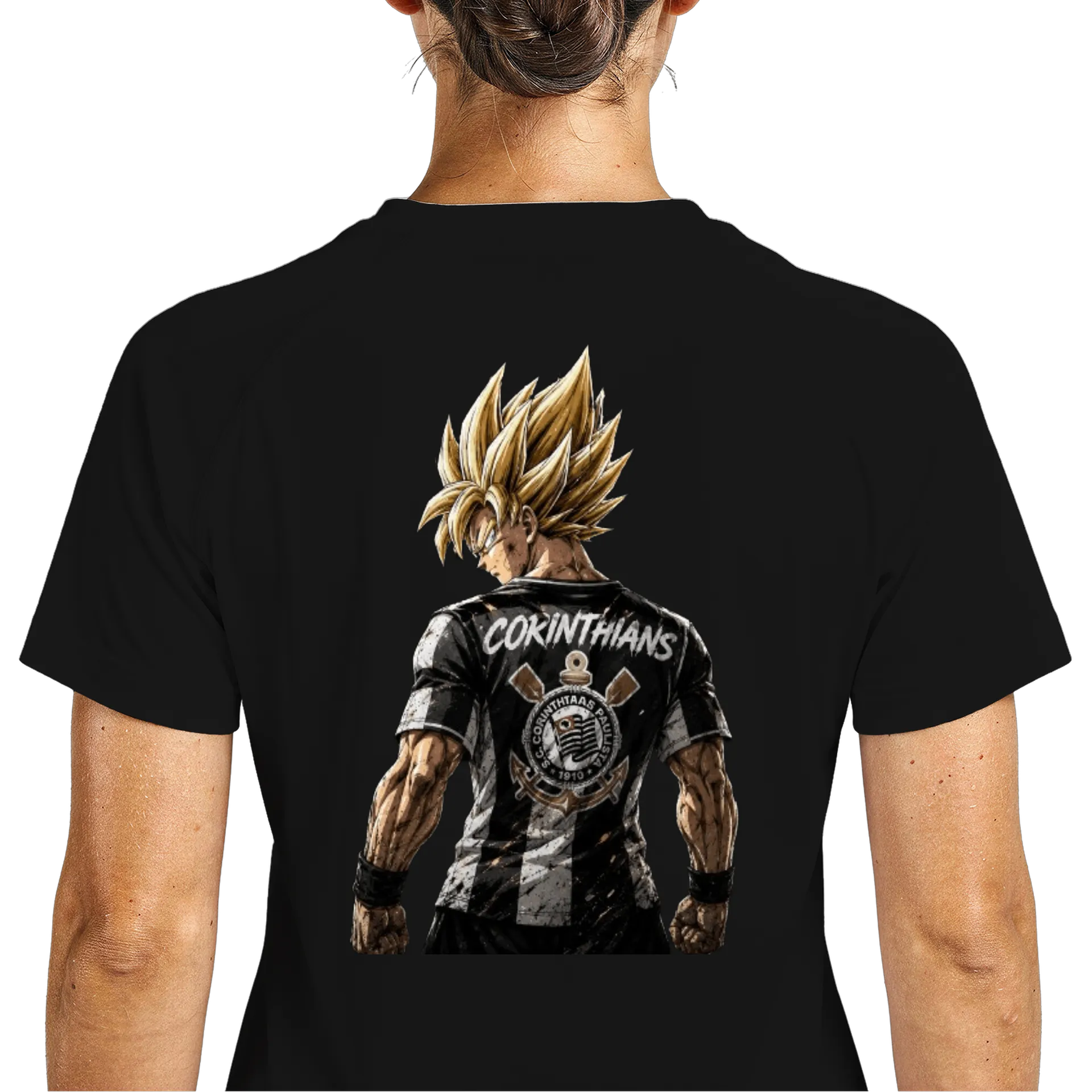 Camiseta Dry Fit Estampa Corinthians Dragon Ball 100% - Imagem 5