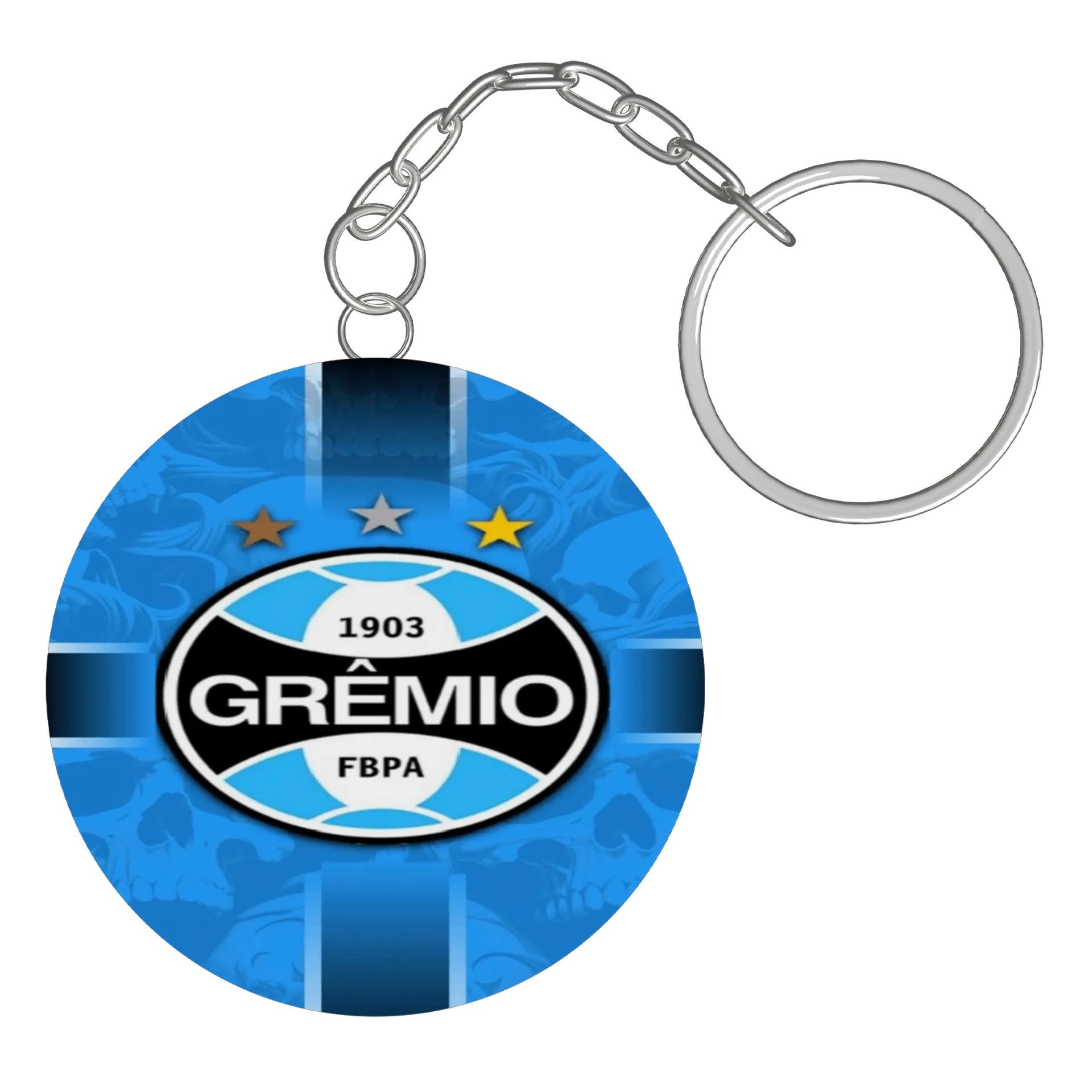 Chaveiro MDF Logo Grêmio 5x5cm de @oficialDavidBlack