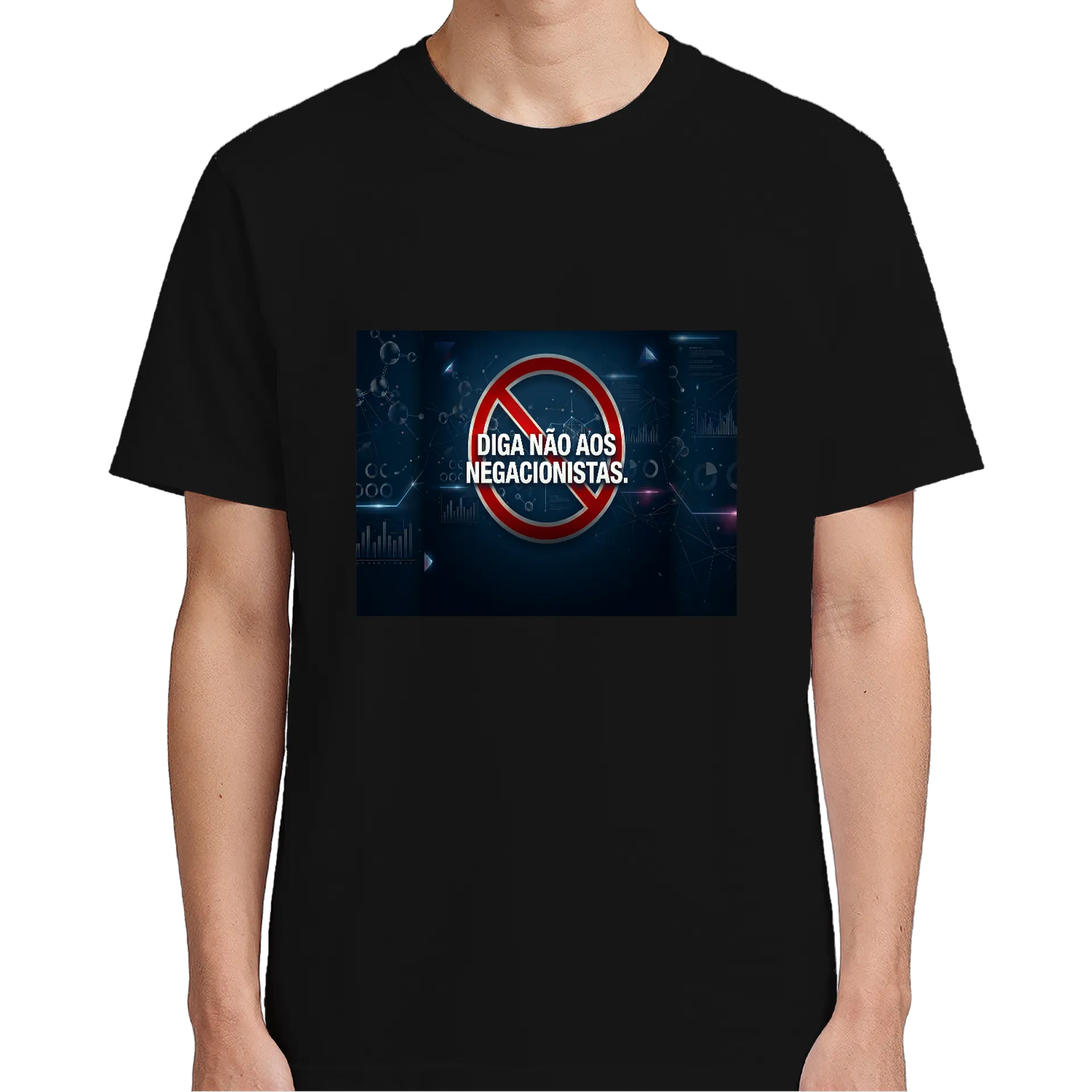 Camiseta Algodão  - não aos negacionistas - Imagem 5