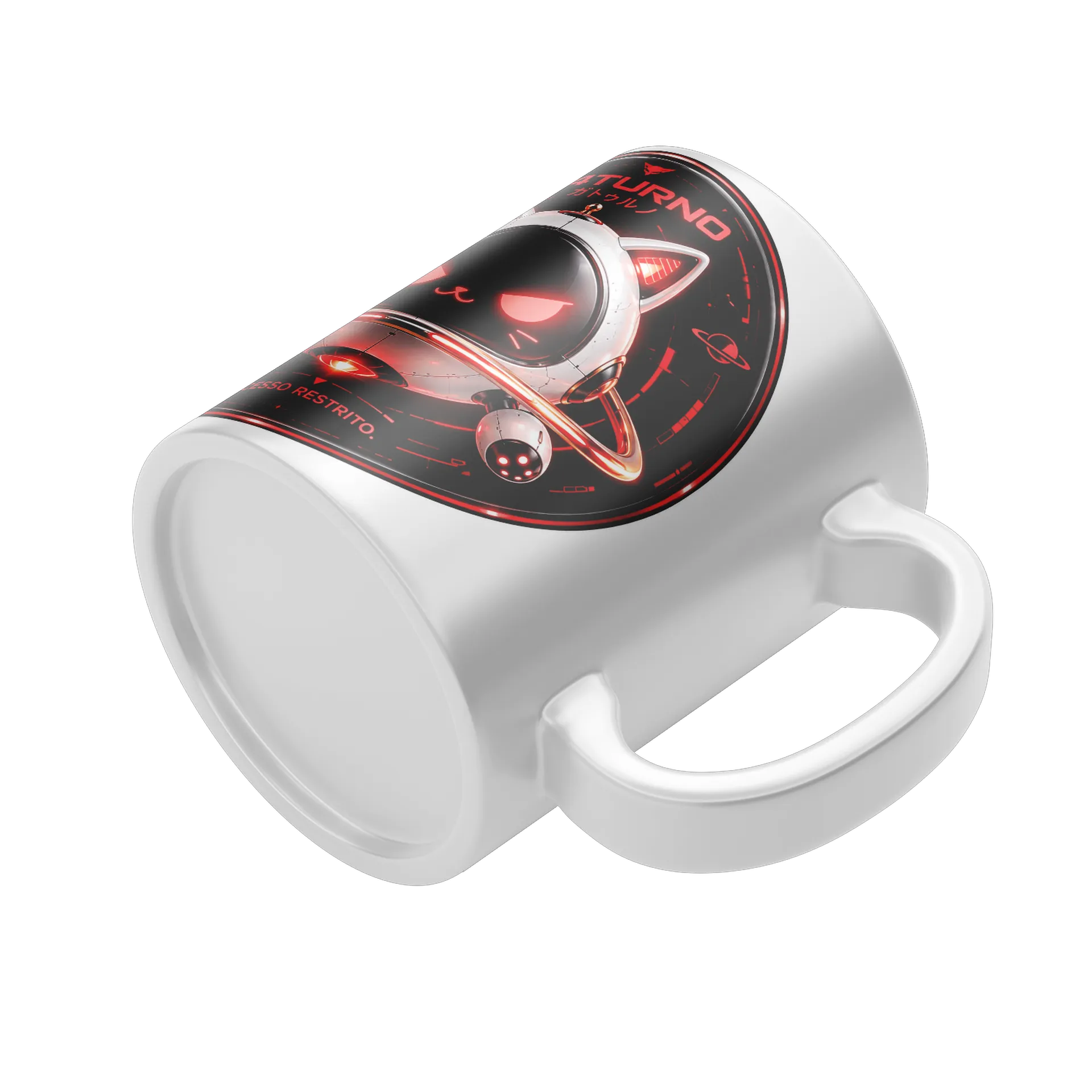 Caneca Porcelana G4turno Universo Cosmos Alexander 325ml - Imagem 4