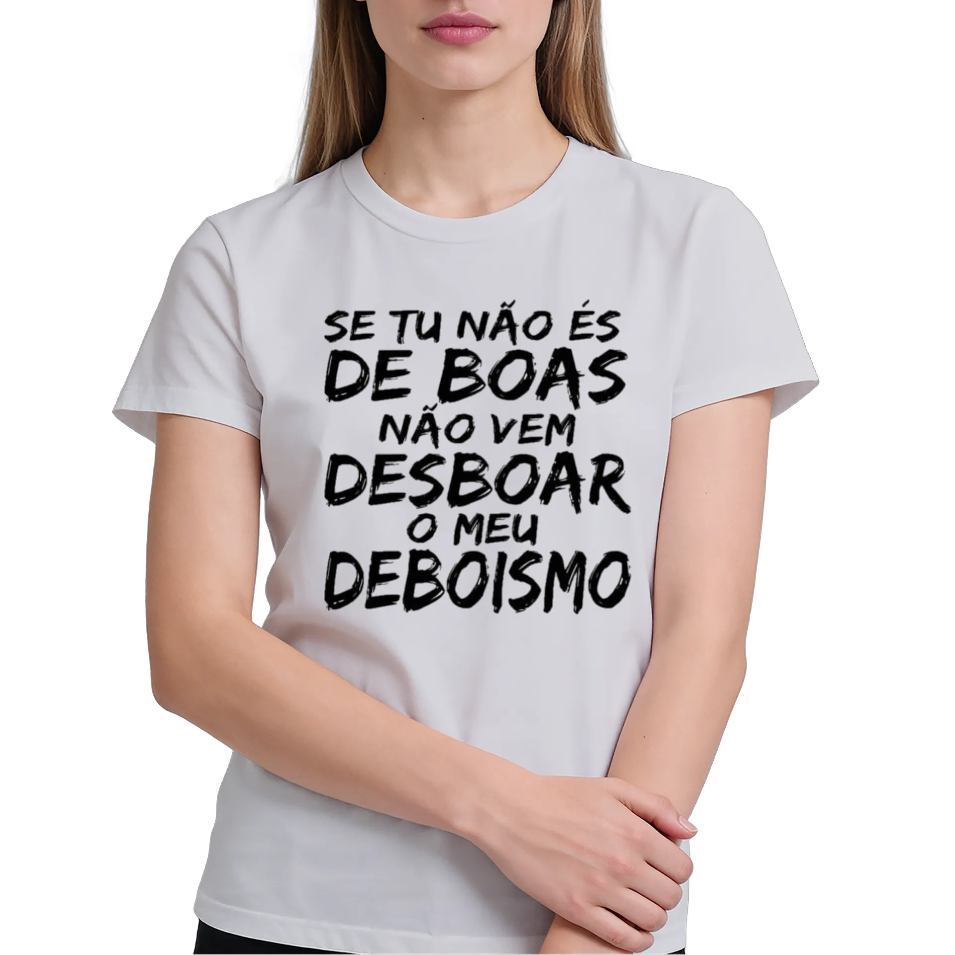 Camiseta Tipográfica Deboísmo 100% Algodão - Imagem 4