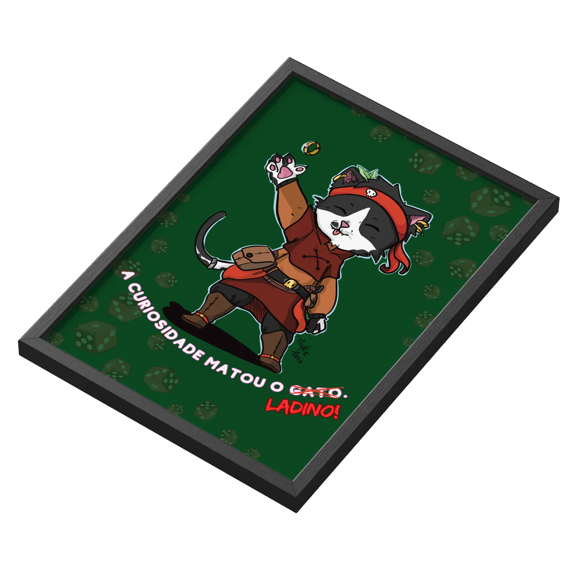 Quadro GATINHO LADINO (A3] - Imagem 3