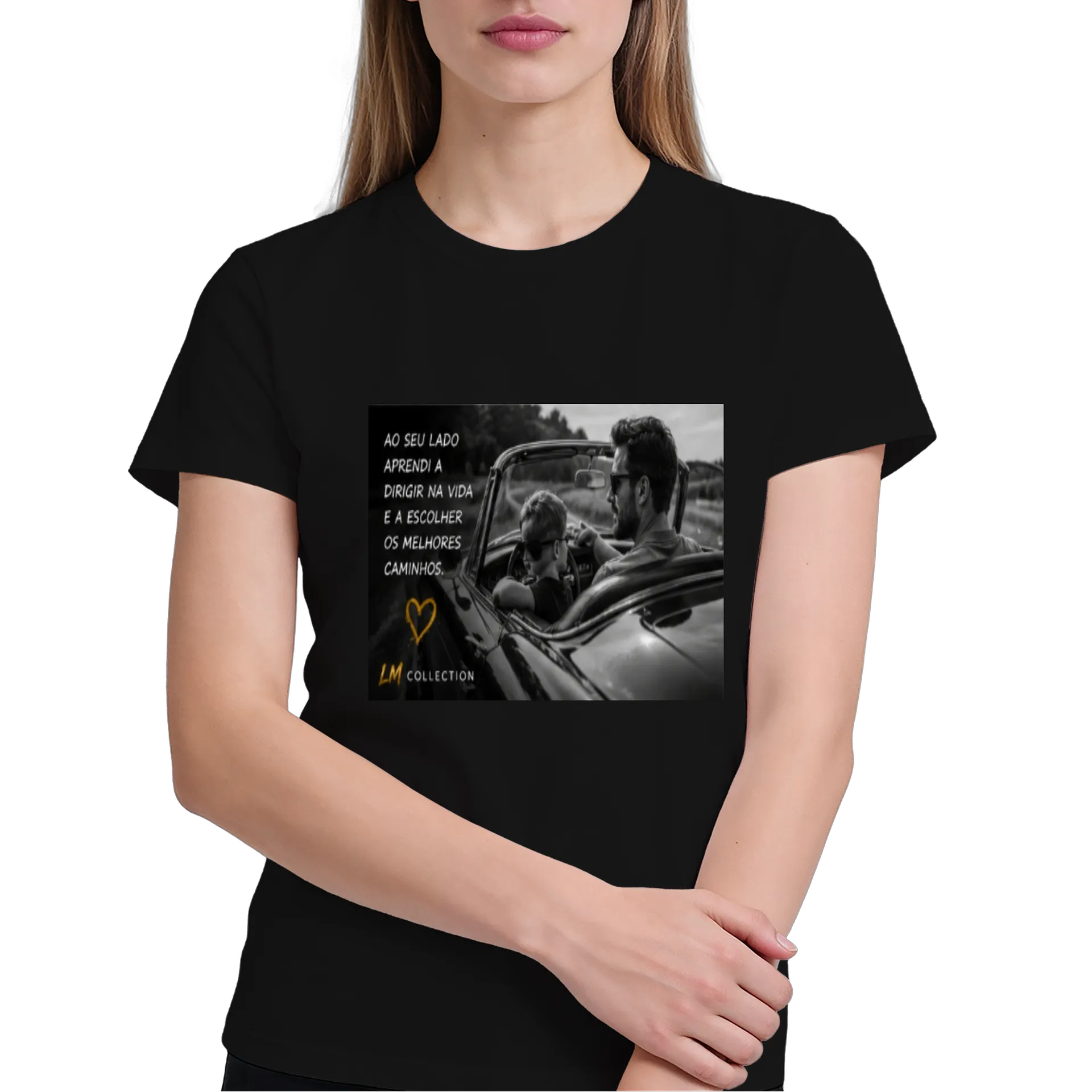 Camiseta Estampa Frases Direção 100% Algodão - Imagem 4