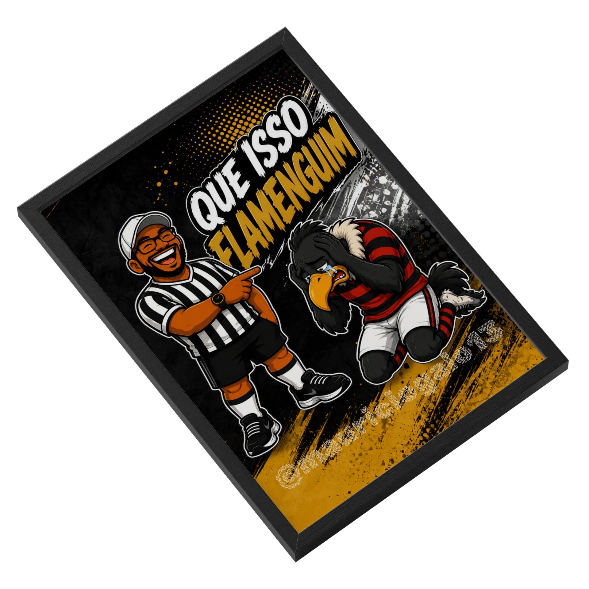 Quadro A3 Que Isso Flamenguin - Imagem 2
