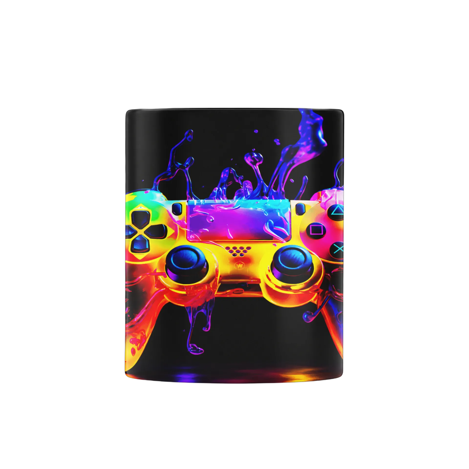 Caneca Porcelana Jogos Neon Controle 325ml de WillianBruchksGamer  — imagem 2 de 4
