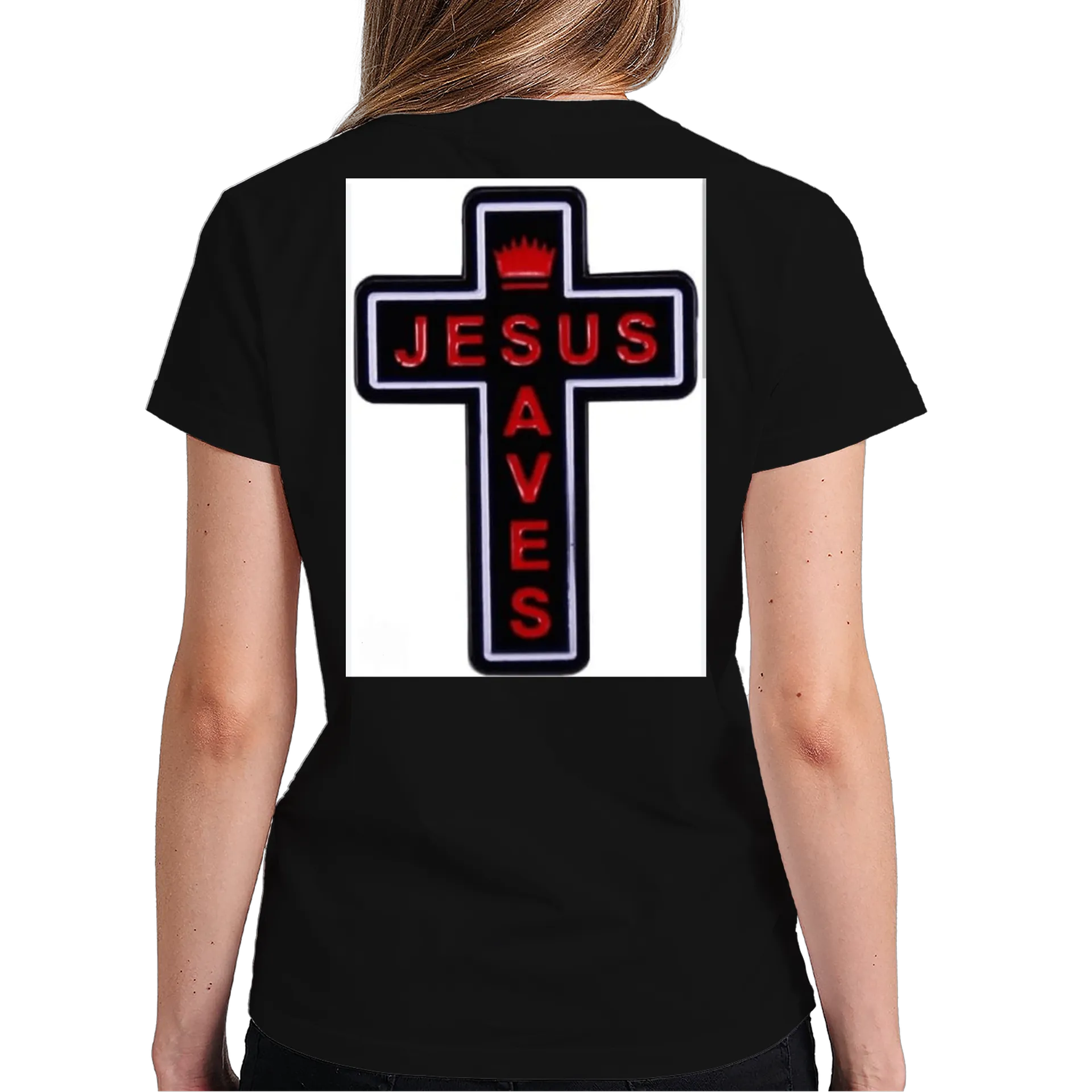Camiseta Jesus Salva 100% Algodão - Imagem 6