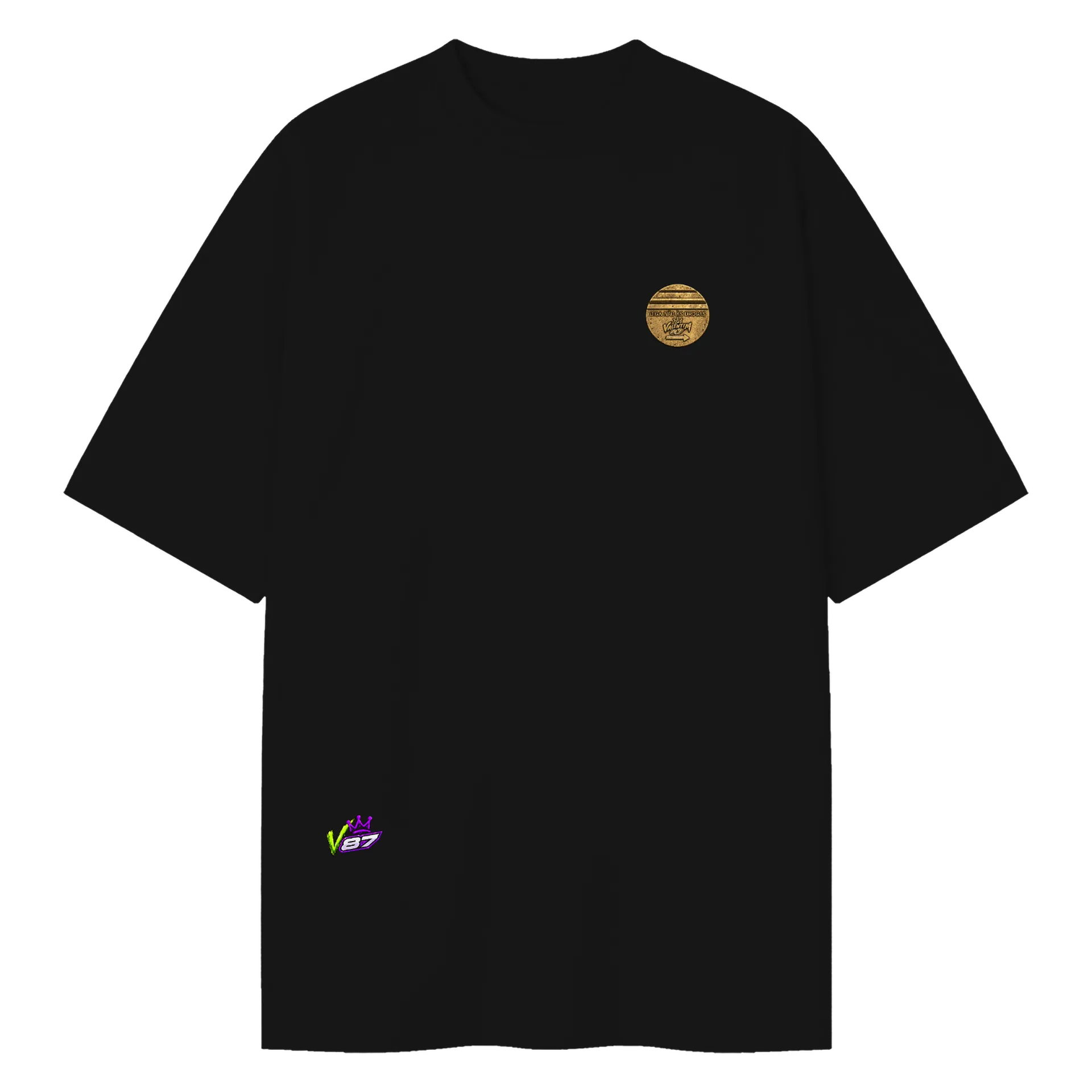 Camiseta Oversized Ficha de batalha - Imagem 1