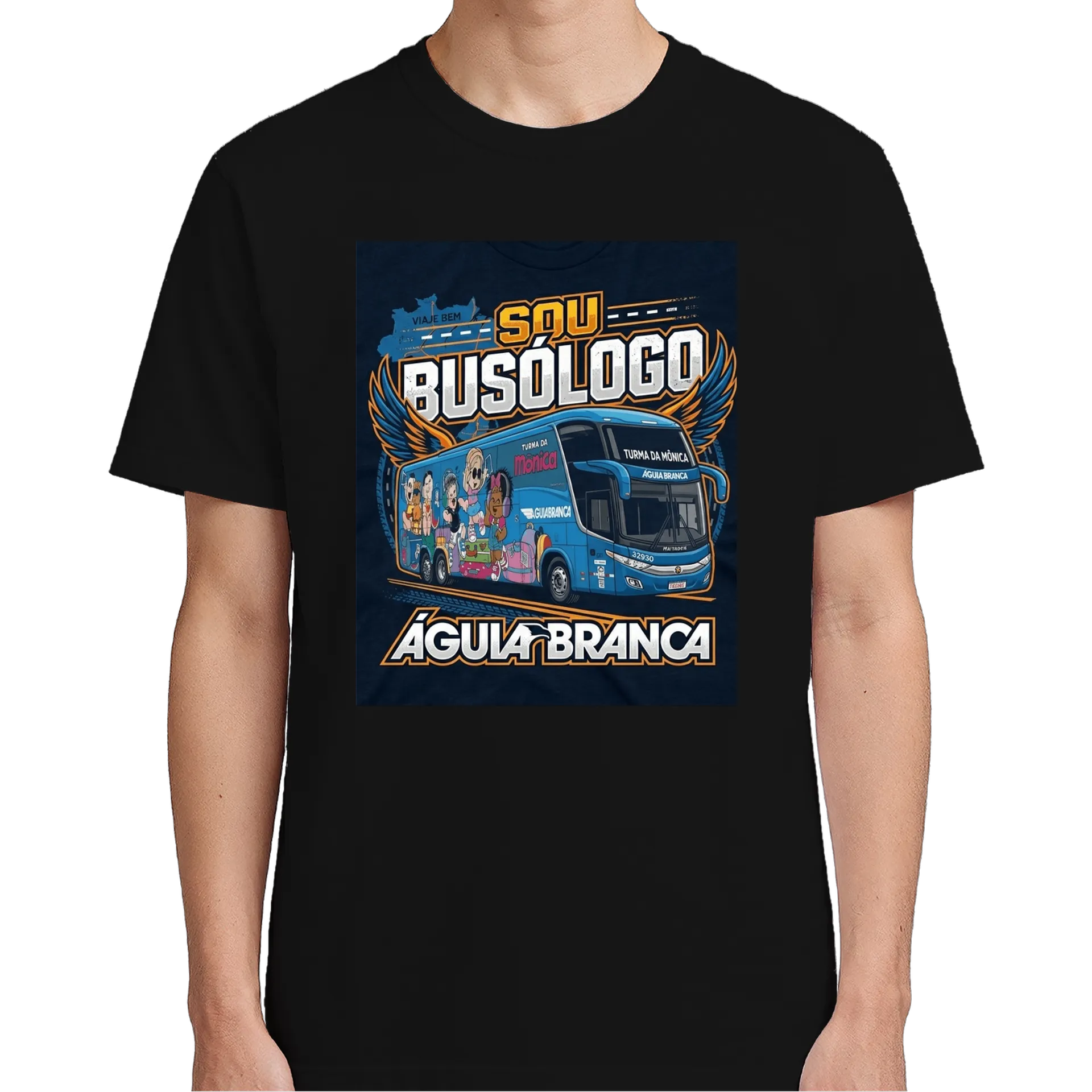 Camiseta Turma da Mônica Águia Branca 100% Algodão - Imagem 5