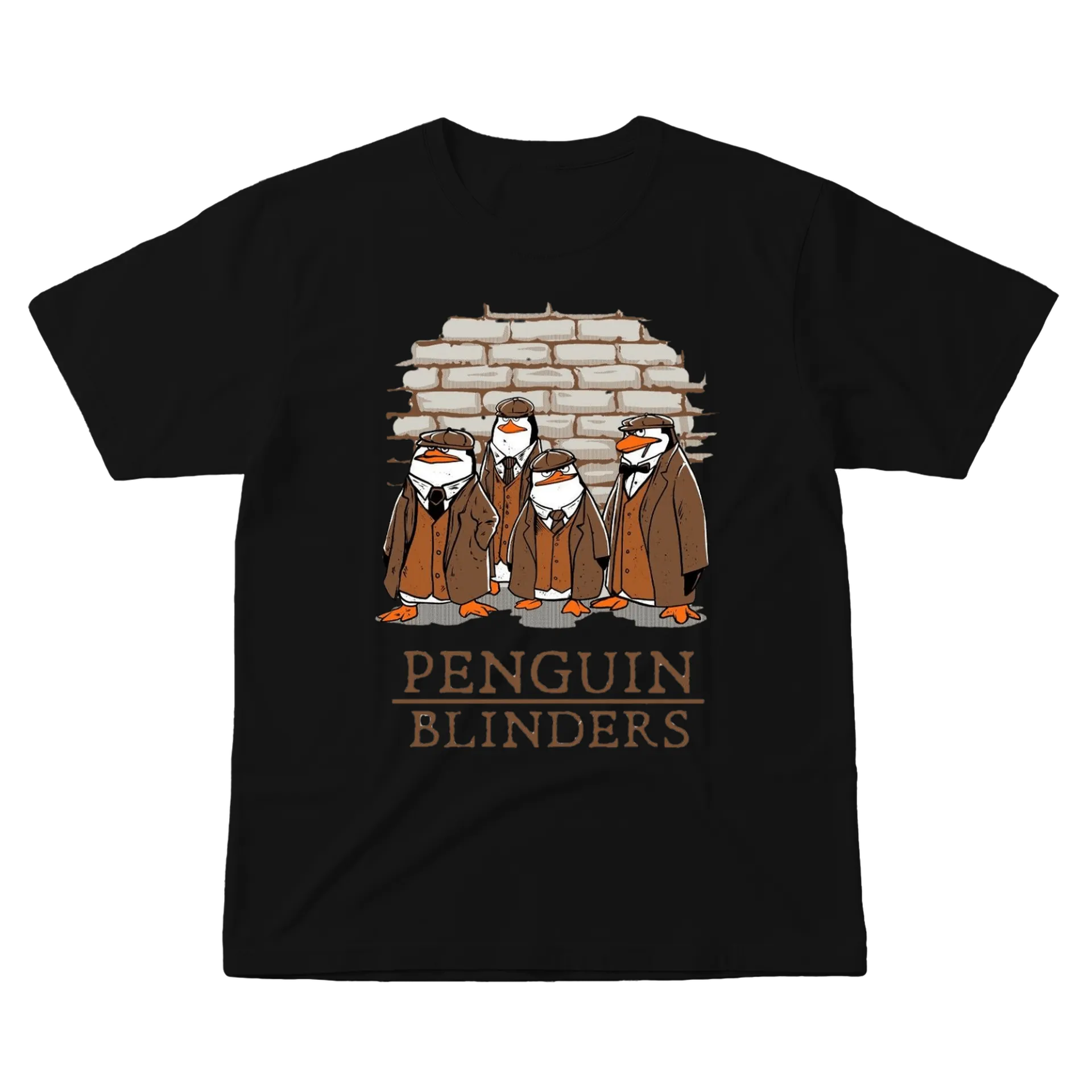 Camiseta Pinguins Estilizados 100% Algodão - Imagem 1