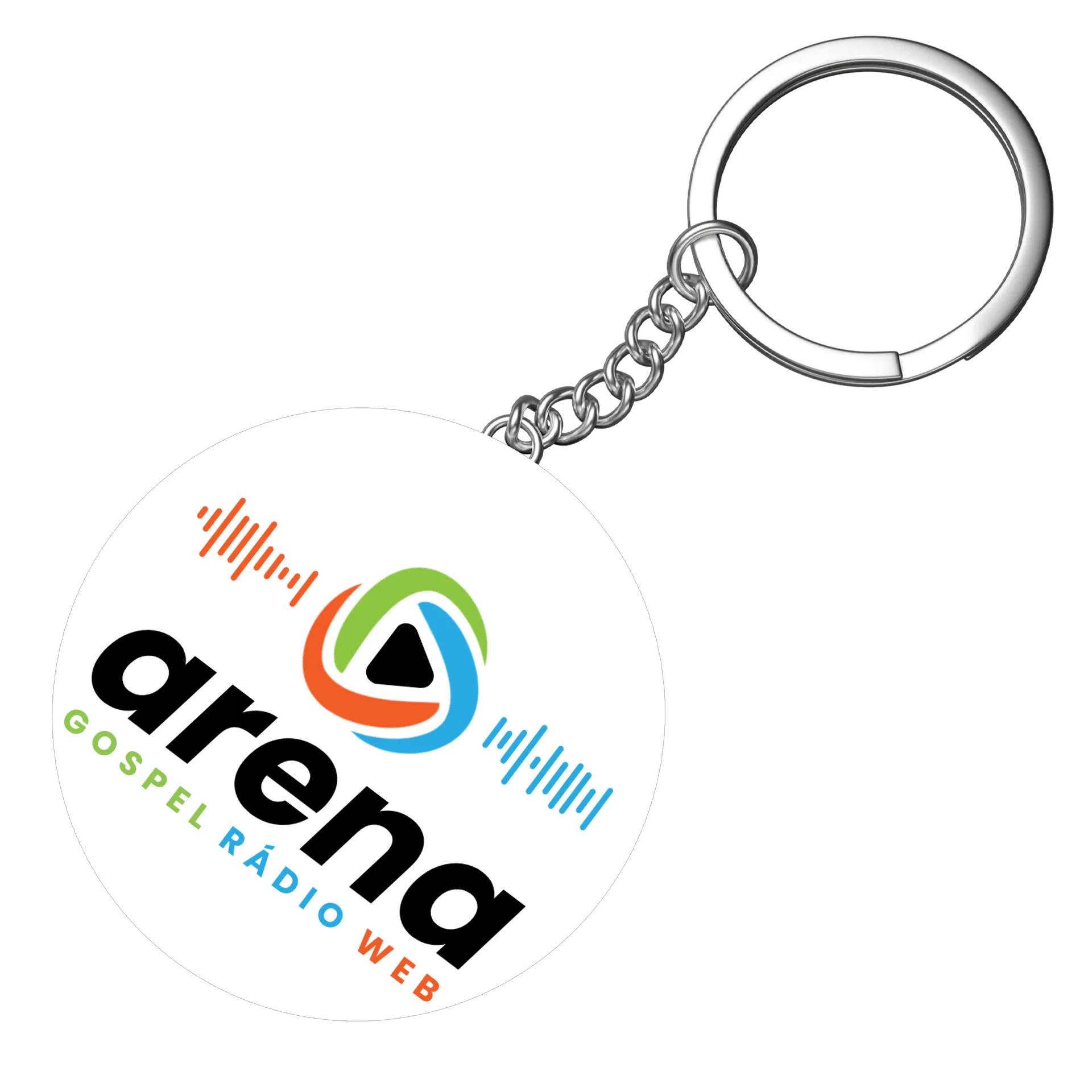 Chaveiro personalizado Arena Gospel Rádio Web - Imagem 4
