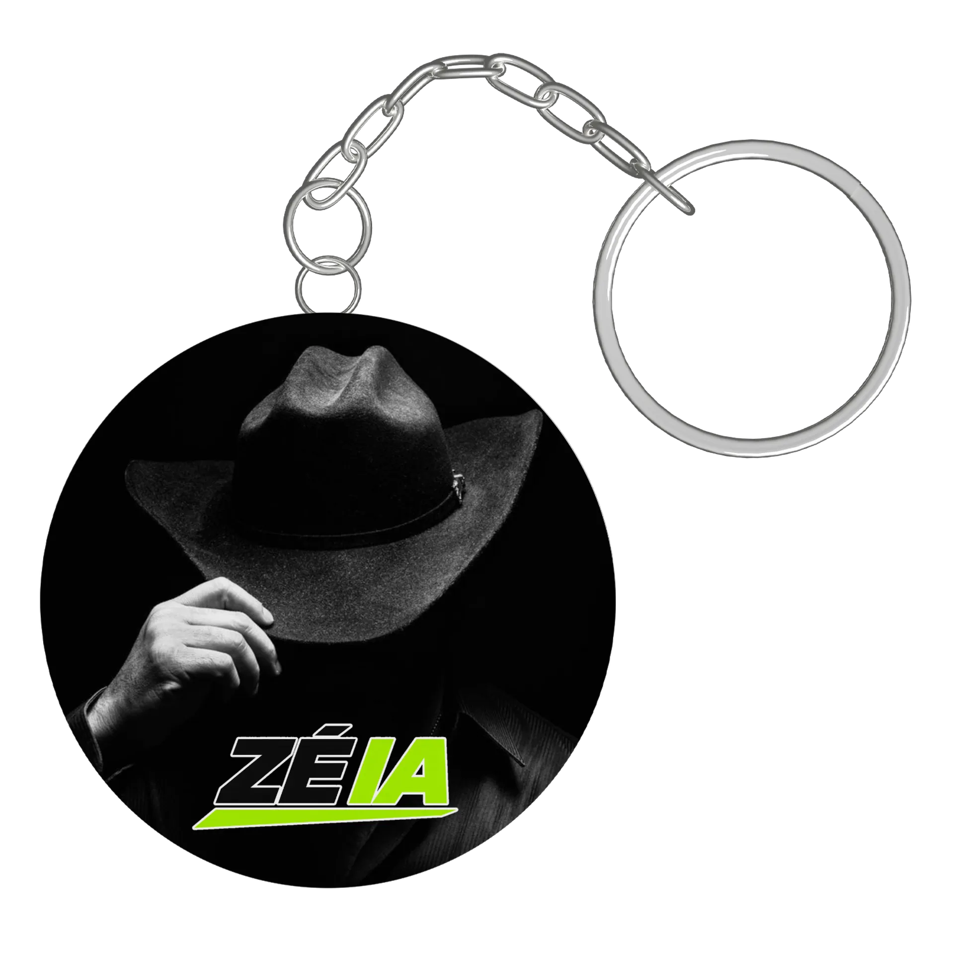 Chaveiro MDF Logo ZÉ IA Cowboy de ZÉ IA — imagem 2 de 3