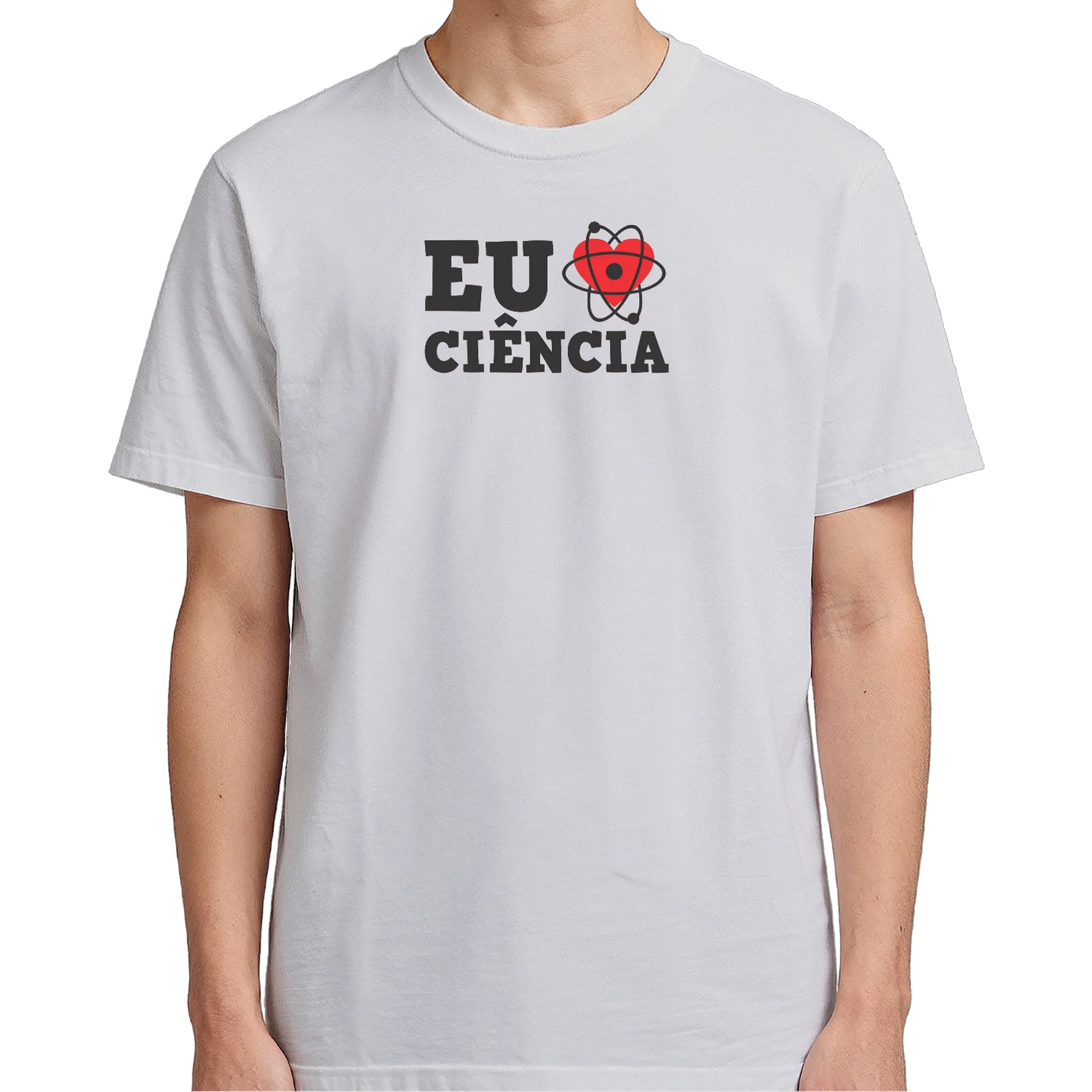 Camiseta Eu Amo Ciência 100% Algodão - Imagem 5