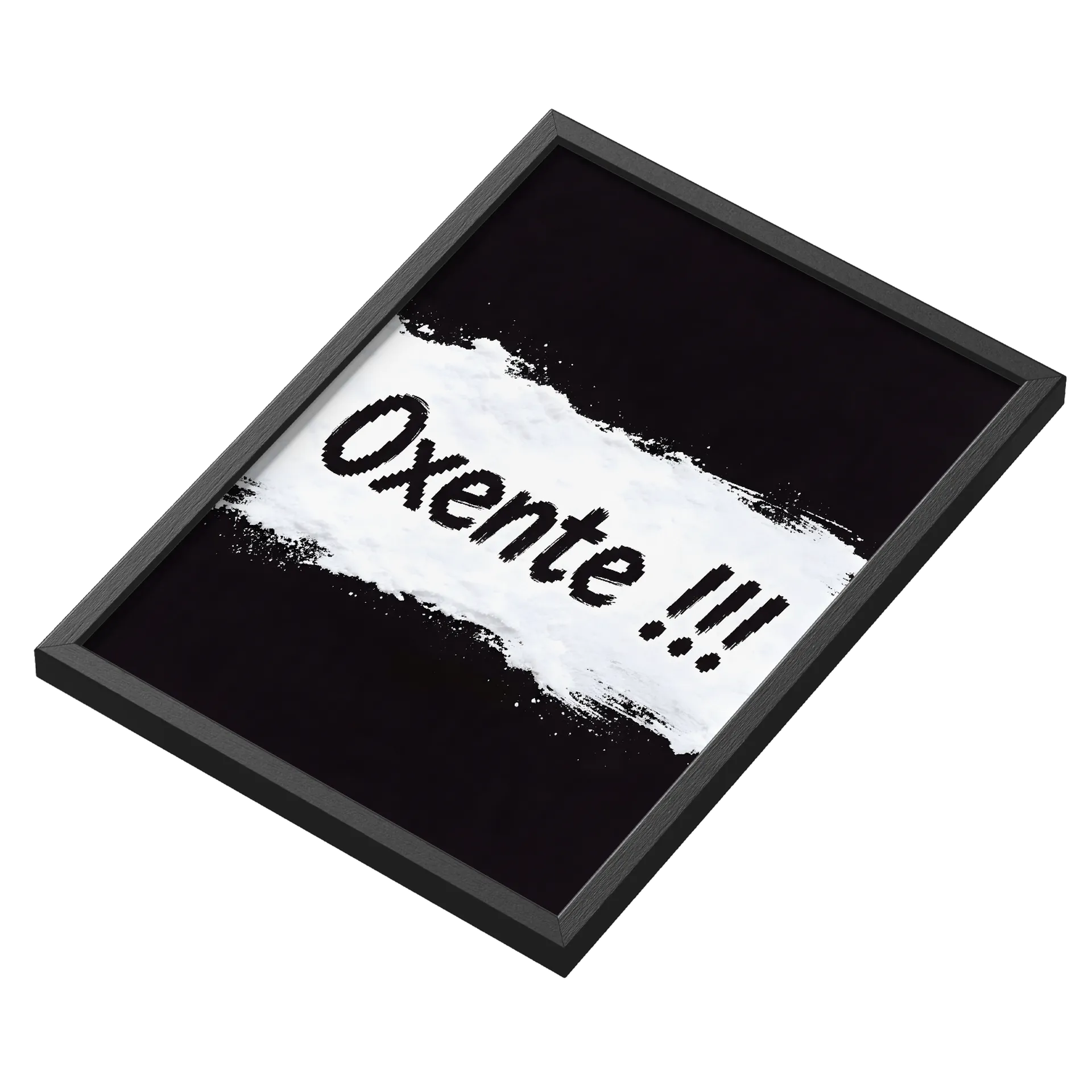 Quadro Grito Oxente A3 MDF e Vidro - Imagem 3
