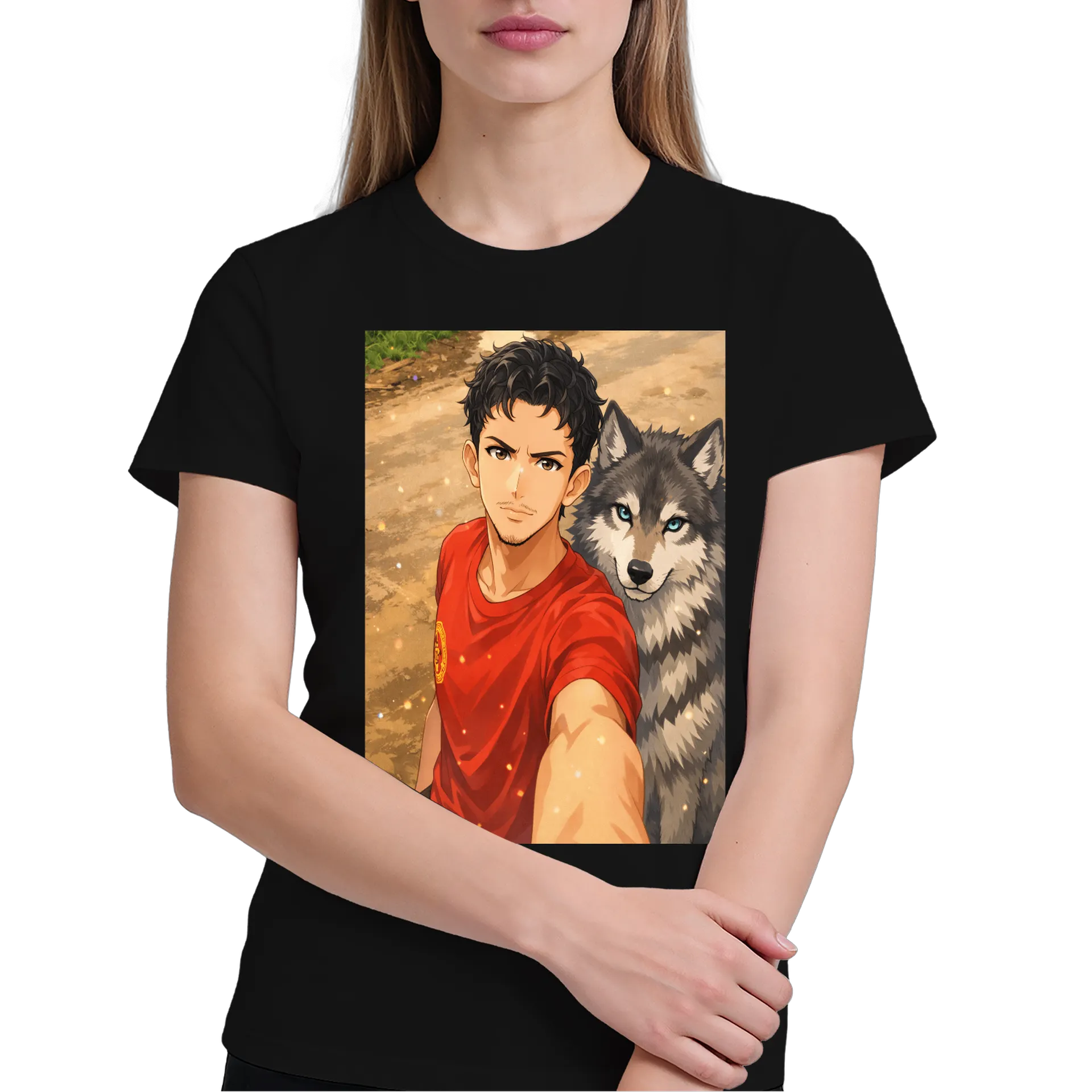 Camiseta Personalizada Preto 100% Algodão - Imagem 4