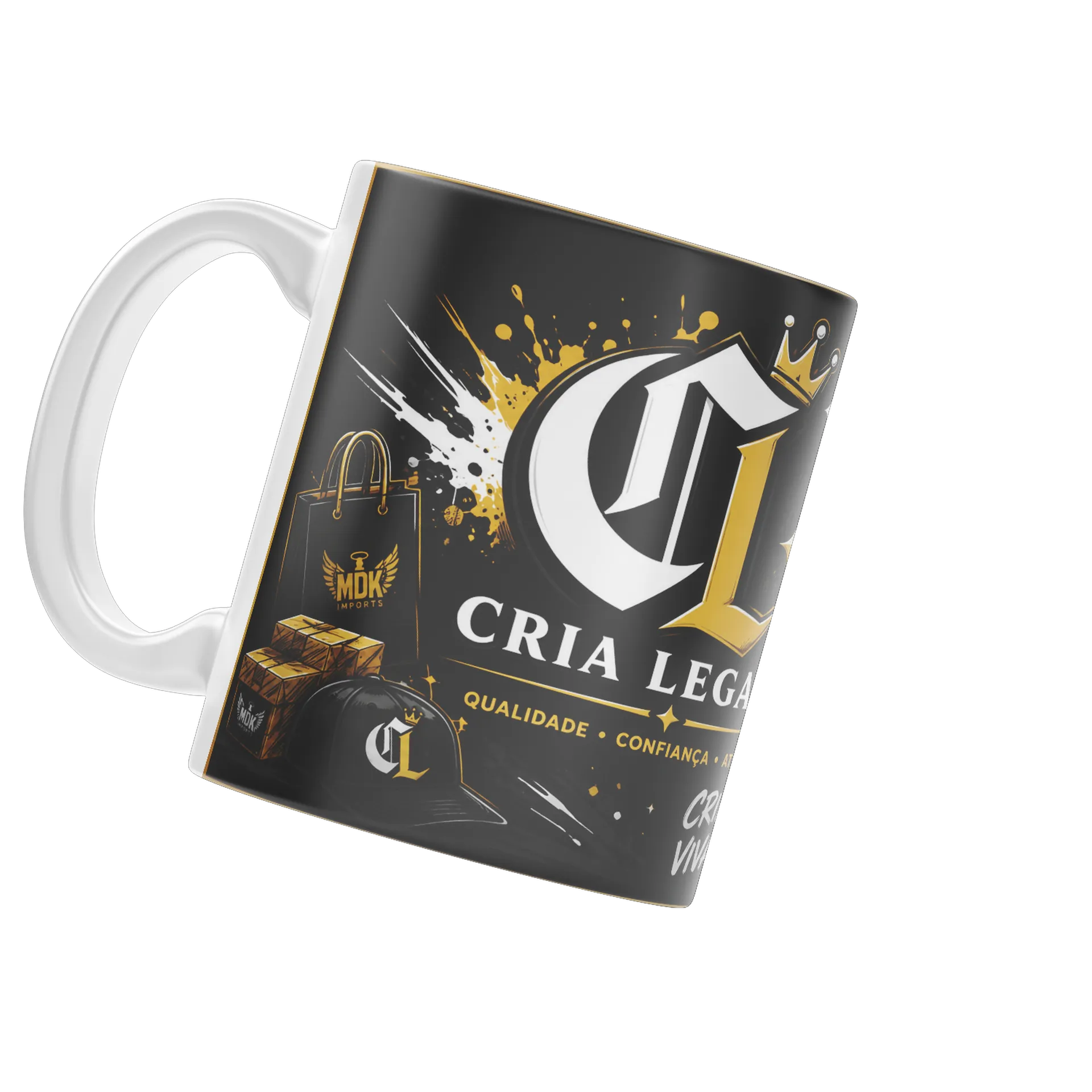 Caneca Porcelana Cria Legacy Qualidade 325ml - Imagem 3