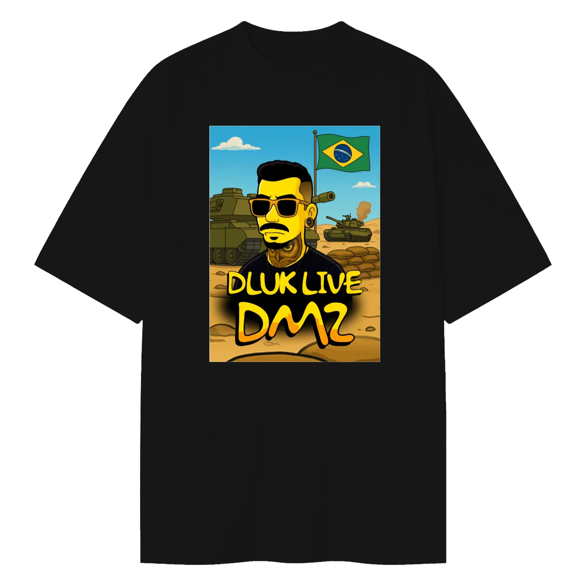 Camiseta Simpsons DLuk Live de DLuk Live