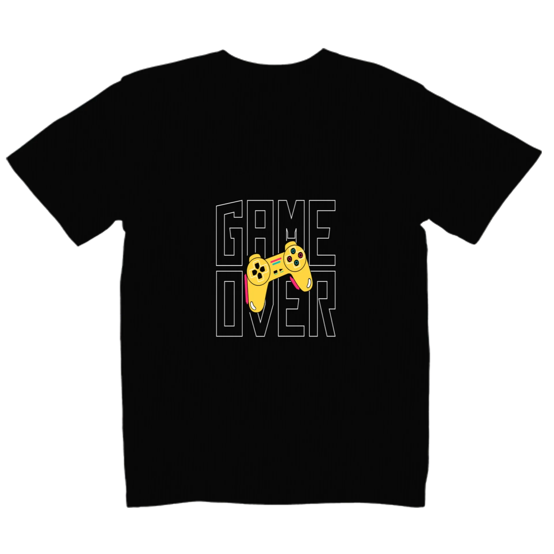 Camiseta da linha game over de Gameon19_