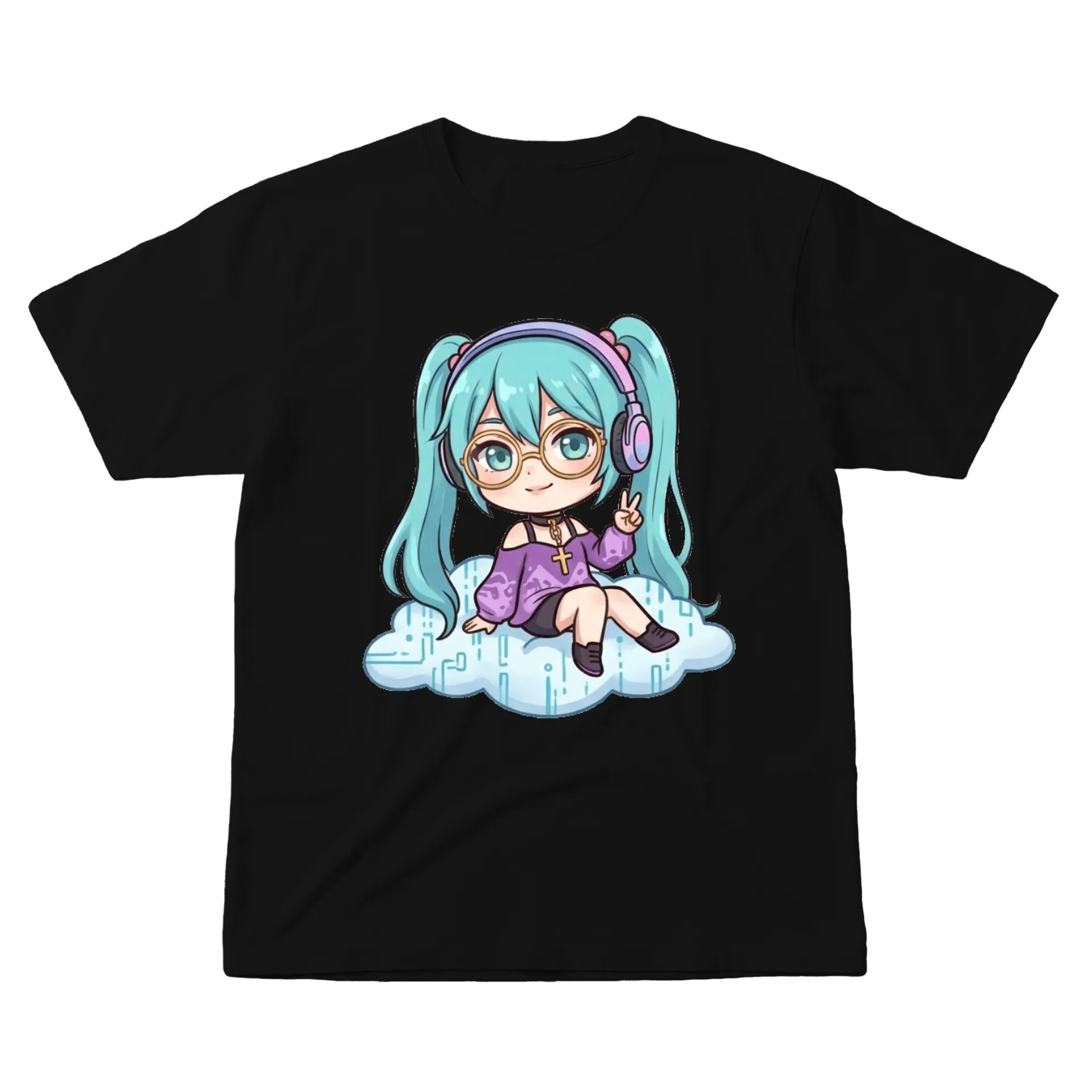 Camiseta Miyurihatake Chibi Anime 100% Algodão de MiyuriHatake — imagem 1 de 6