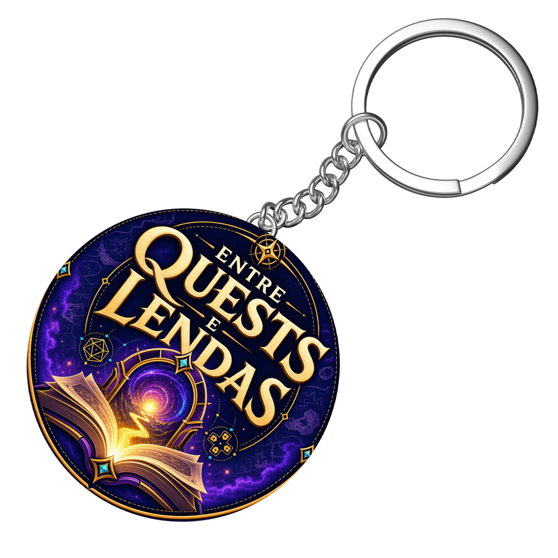 Chaveiro Entre Quests e Lendas – Edição Oficial - Imagem 4