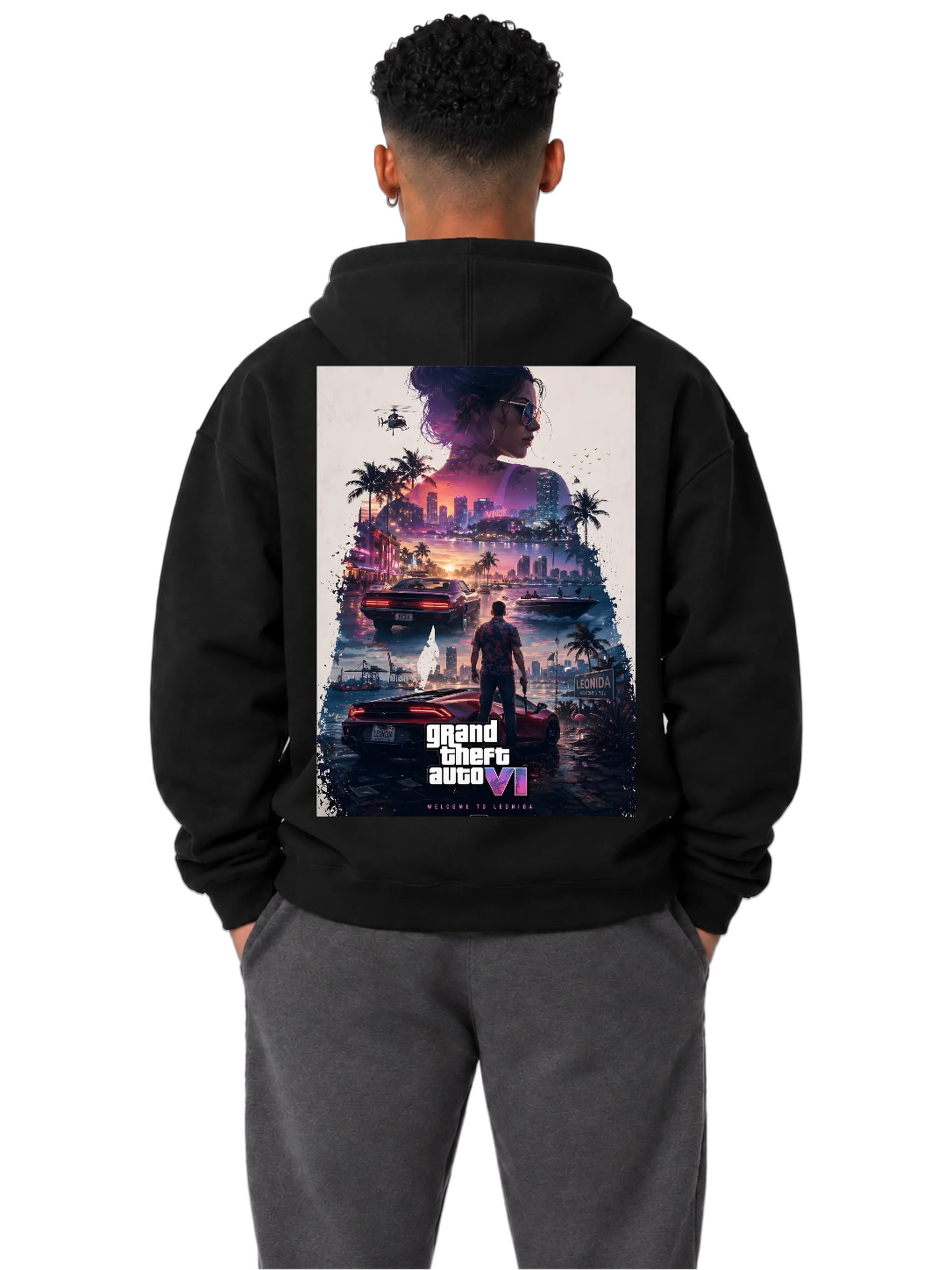 Blusa de moletom personalizada do GTA VI de VINNY KBULOSO OFICIAL — imagem 4 de 6