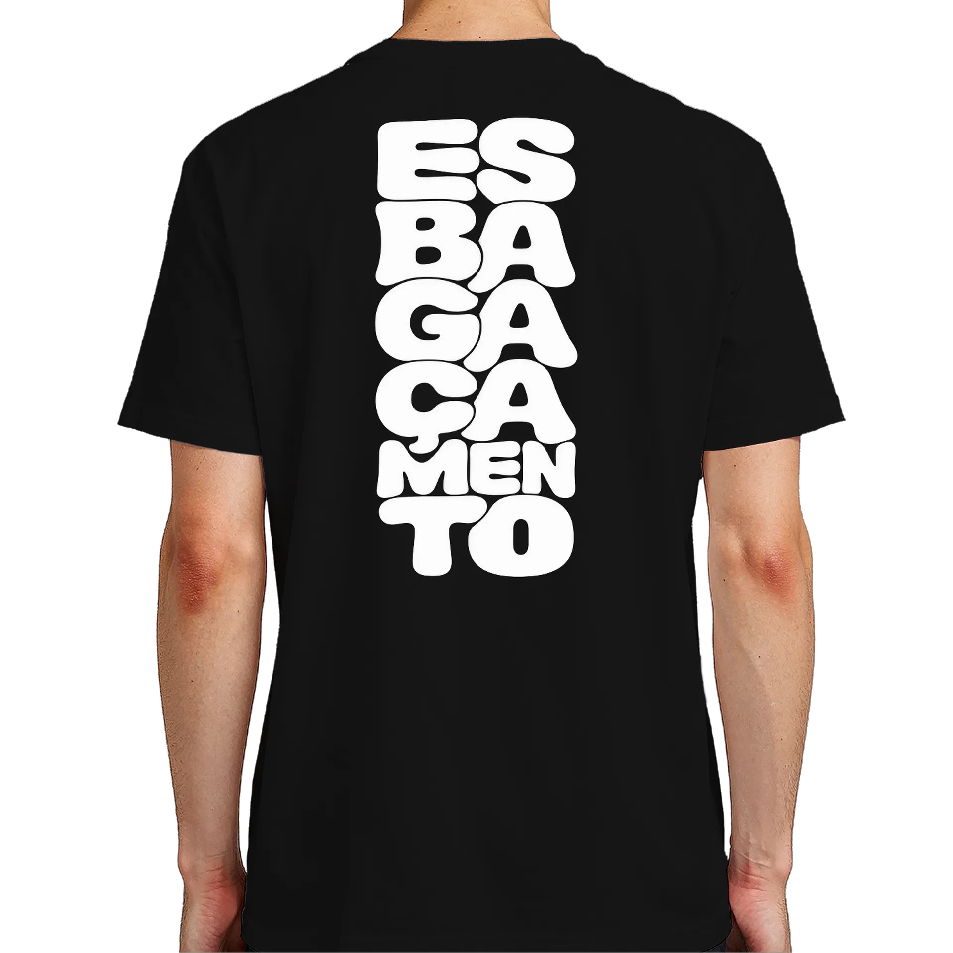 Camiseta Estampa Tipográfica Monocromática 100% Algodão de SmYGoll — imagem 6 de 6